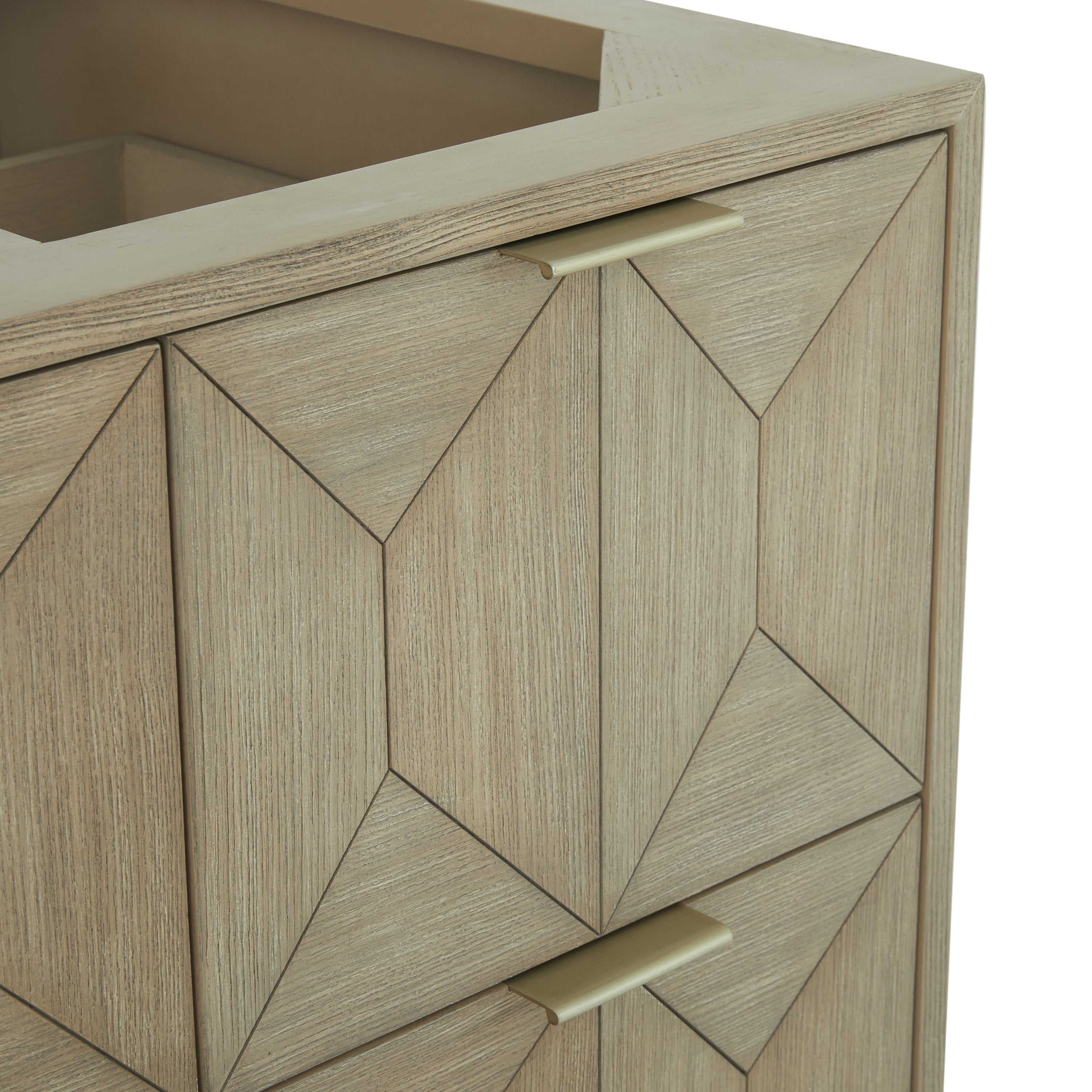 James Martin Emmeline 48" Single Vanity in Pebble Oak with 3cm Countertop