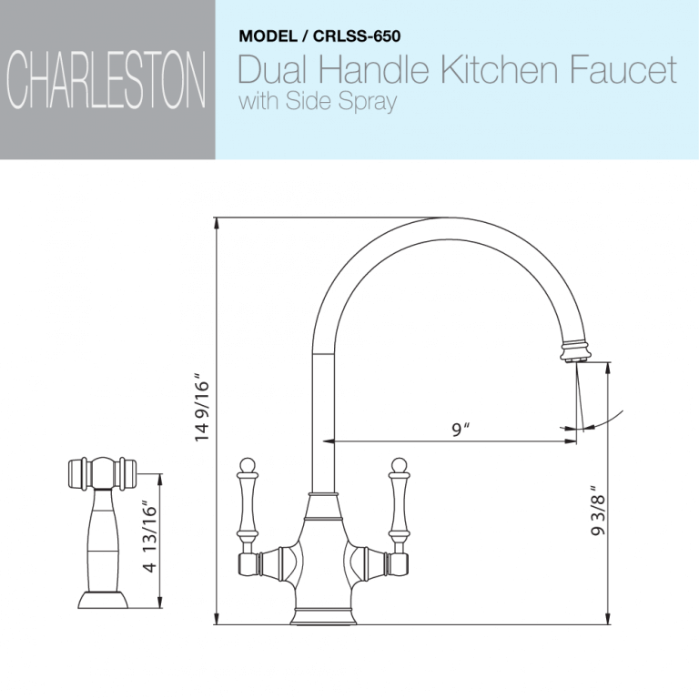 Charleston Two Handle Kitchen Faucet