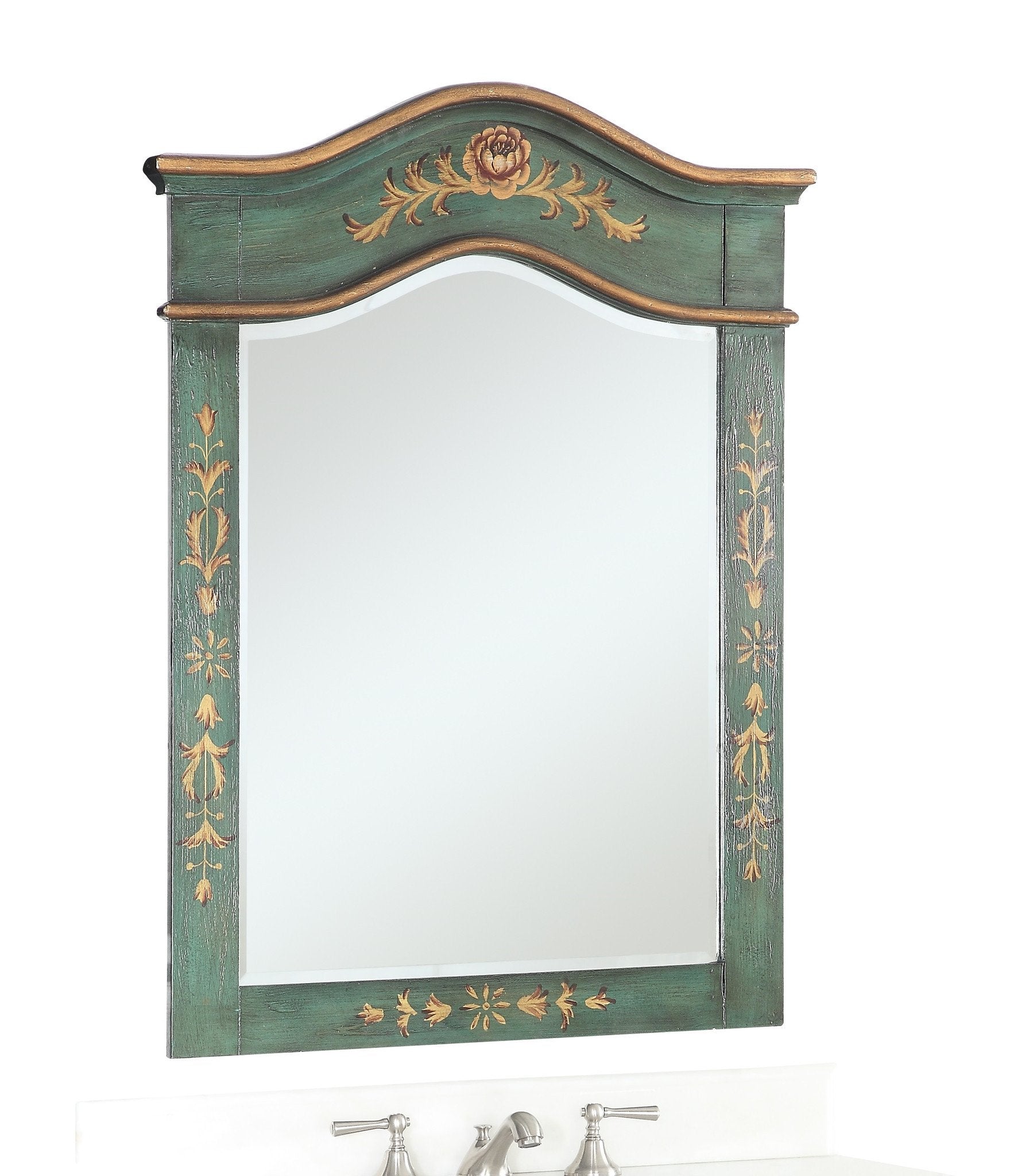 Chans Furniture MIR-090B Crossfield 29-inch Wall Mirror