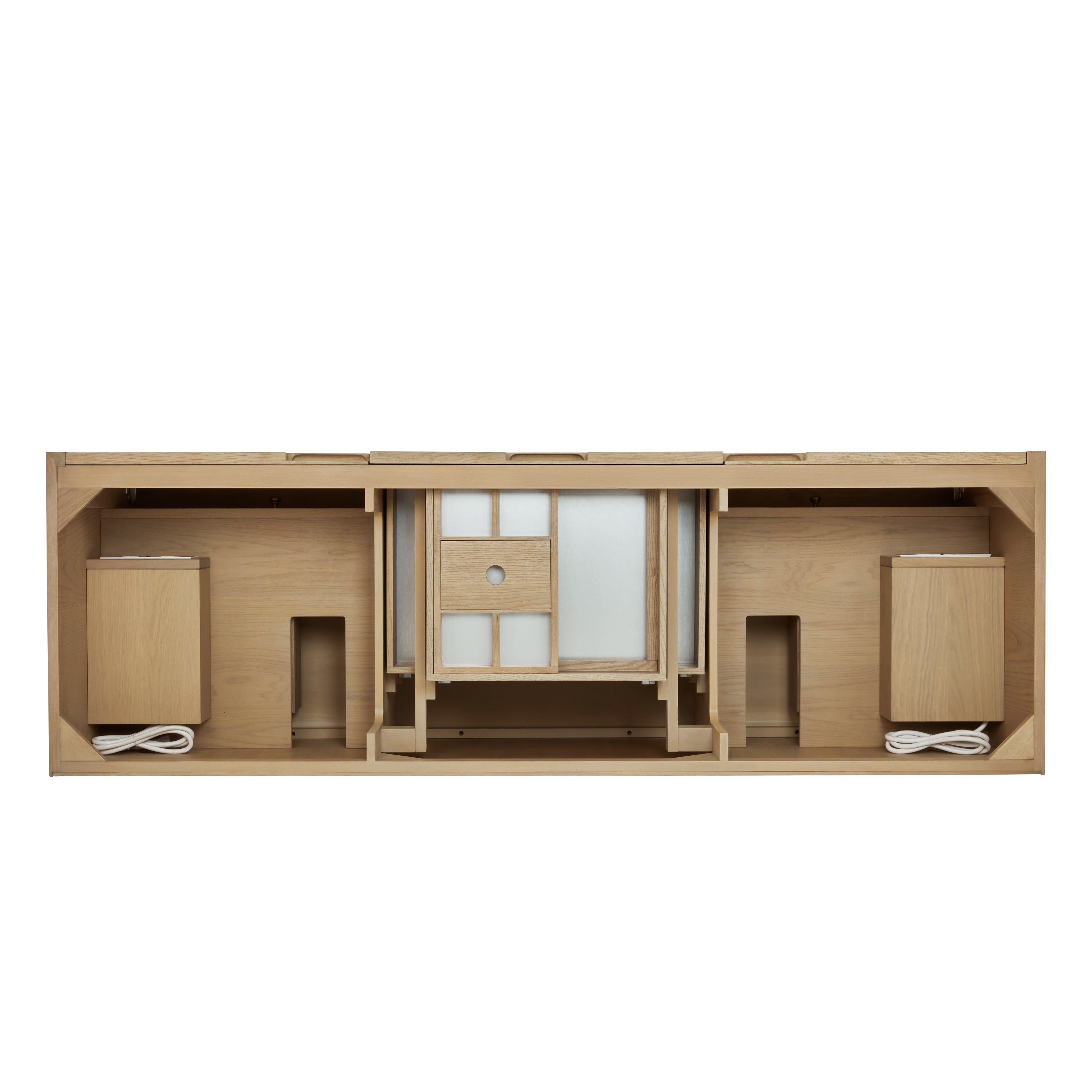 James Martin Solene 72" Double Vanity in Seaside Oak with 3cm Countertop