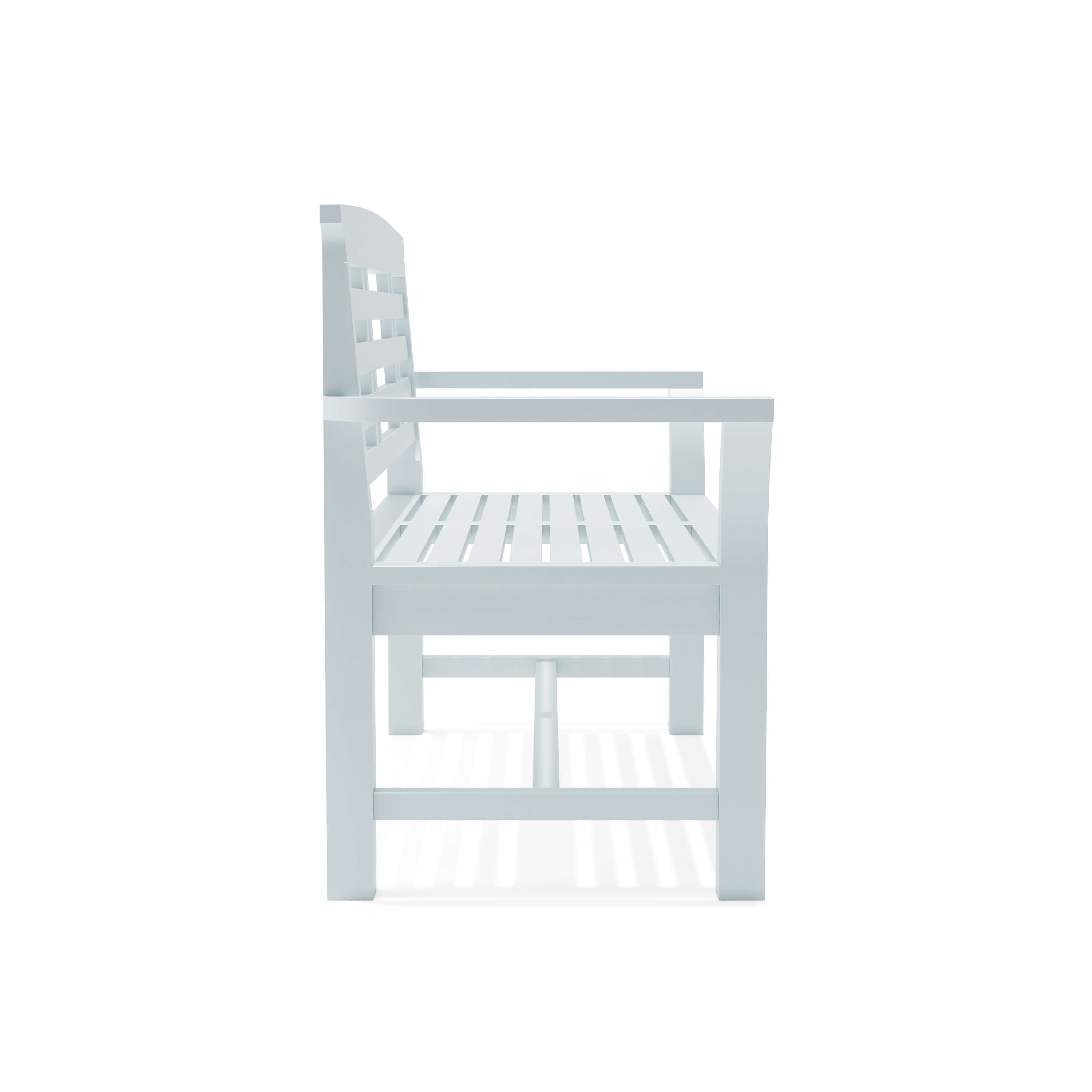 Sakura 2-Seater Bench In White
