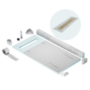Curb Lotus Shower Pan Kit Linear drain