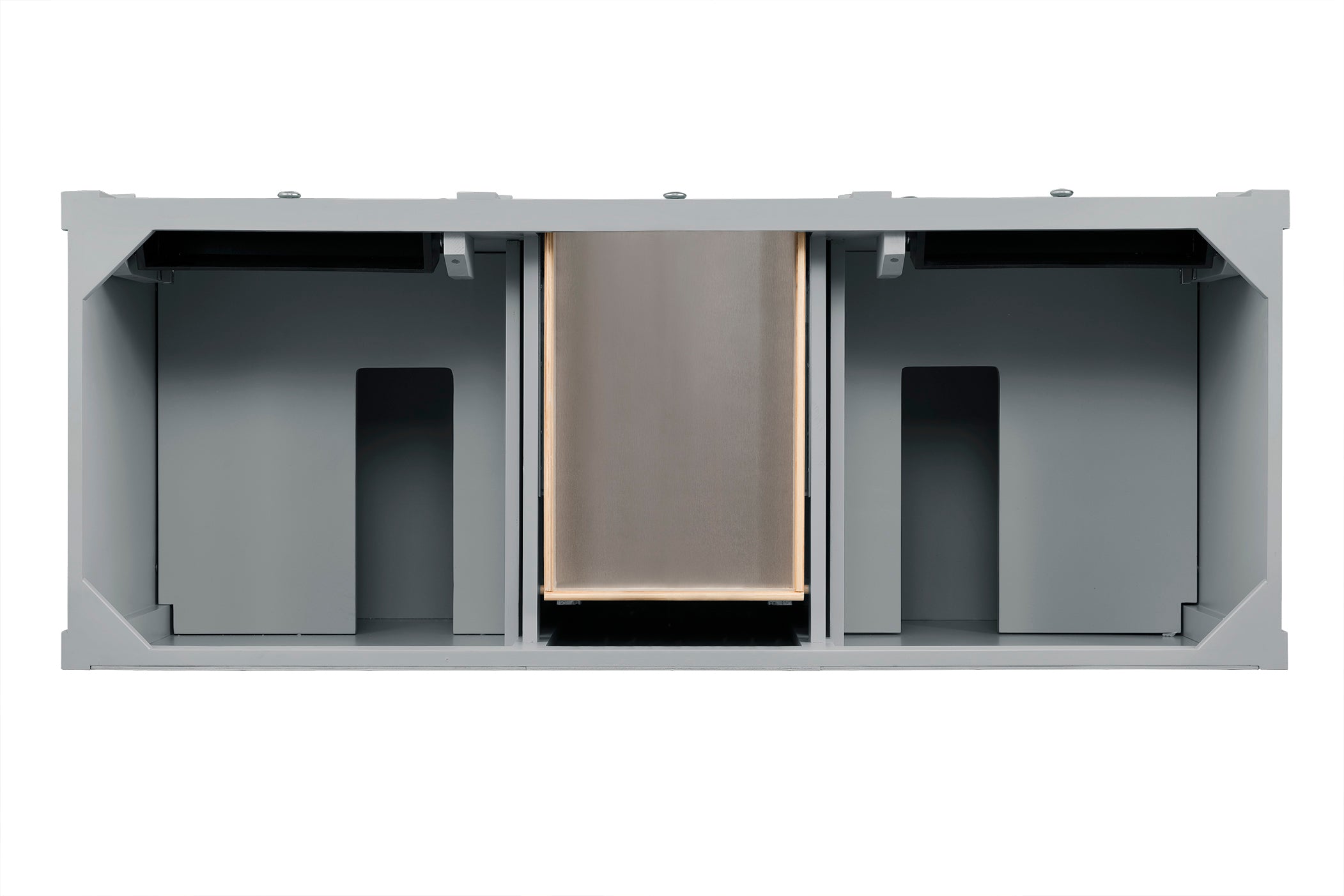 James Martin Brittany 60" Double Vanity in Urban Gray with 3cm Countertop and FreePower Wireless Charger