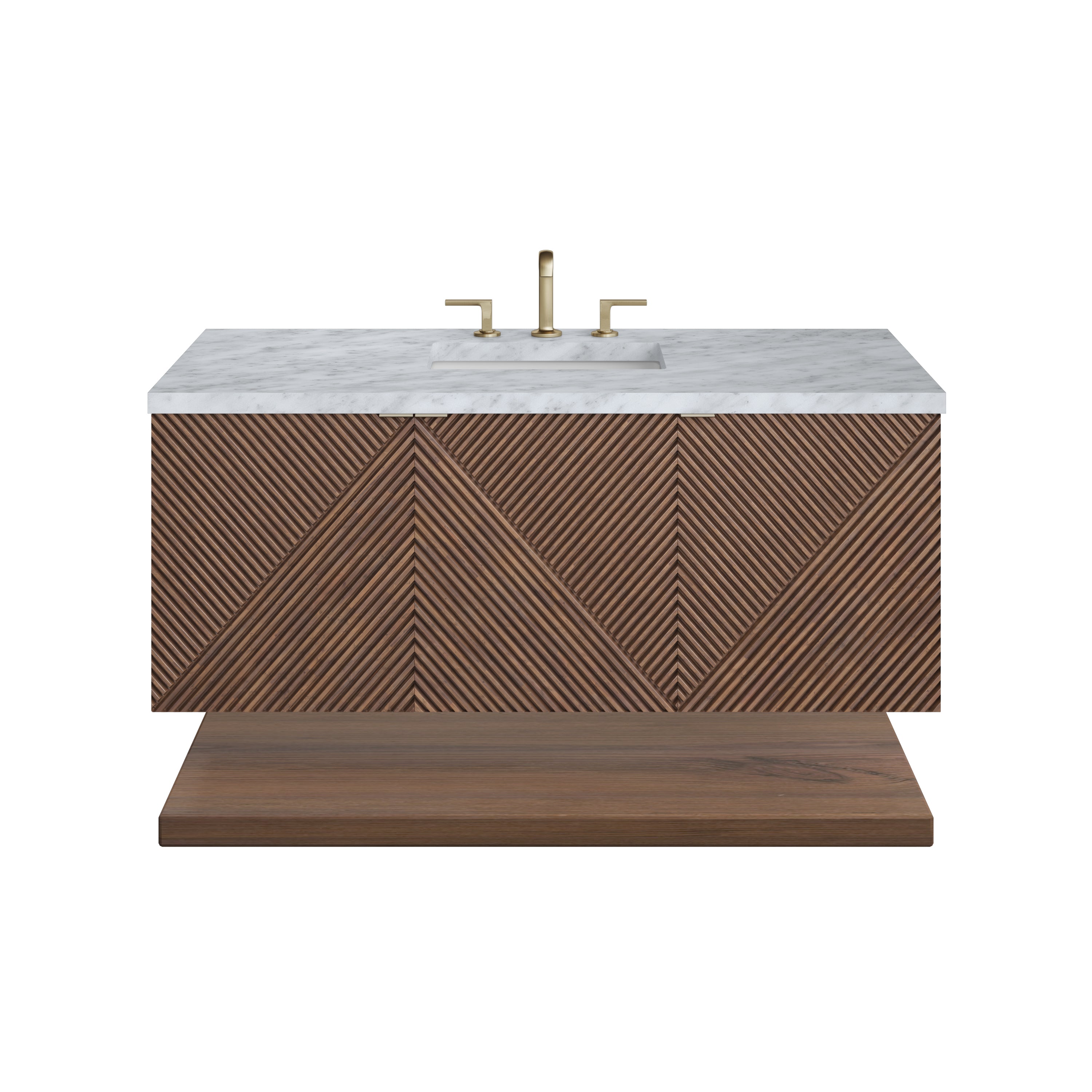 James Martin Marcello 48" Single Vanity in Chestnut with 3cm Countertop