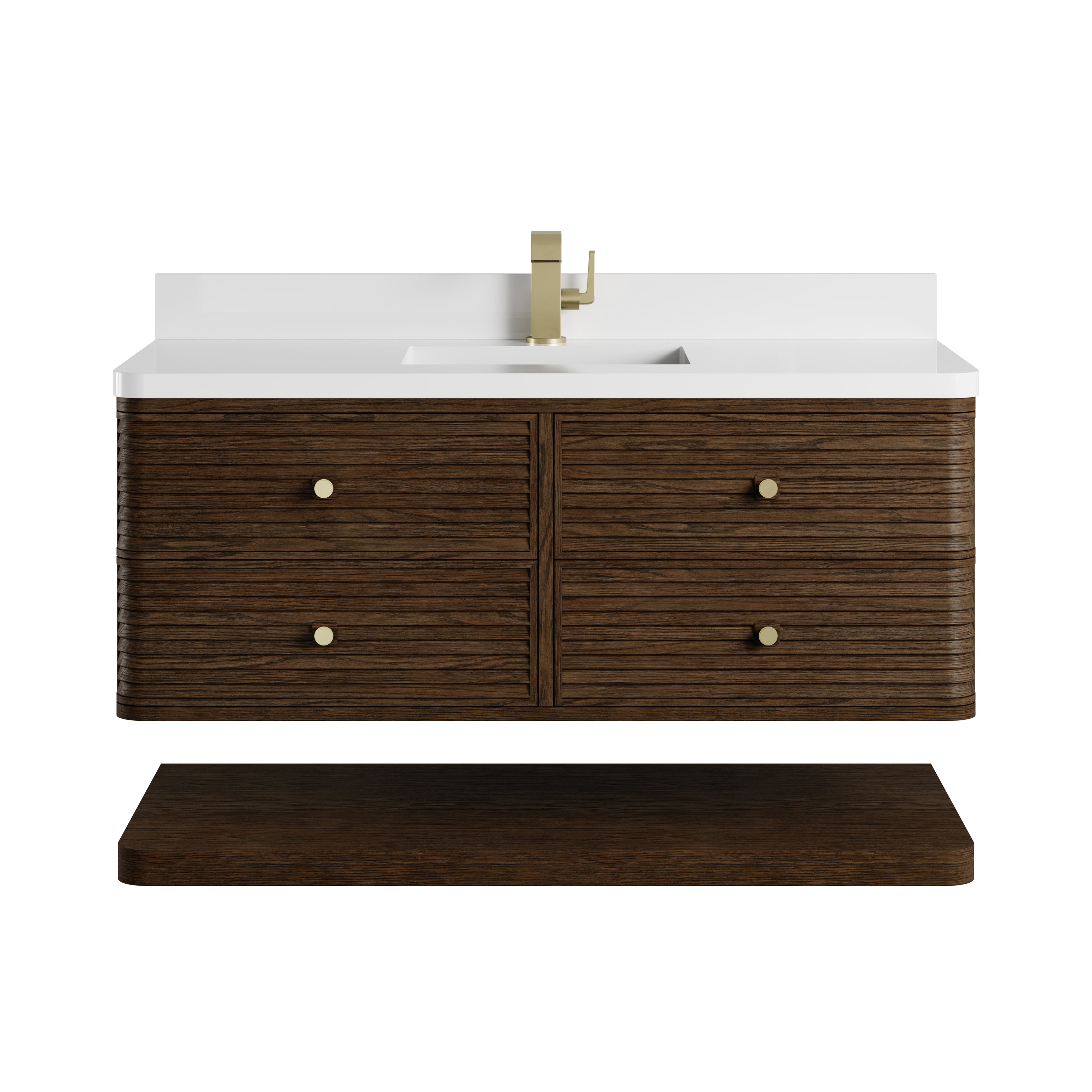 James Martin Allamari 48" Single Vanity in Sable with 3cm Countertop