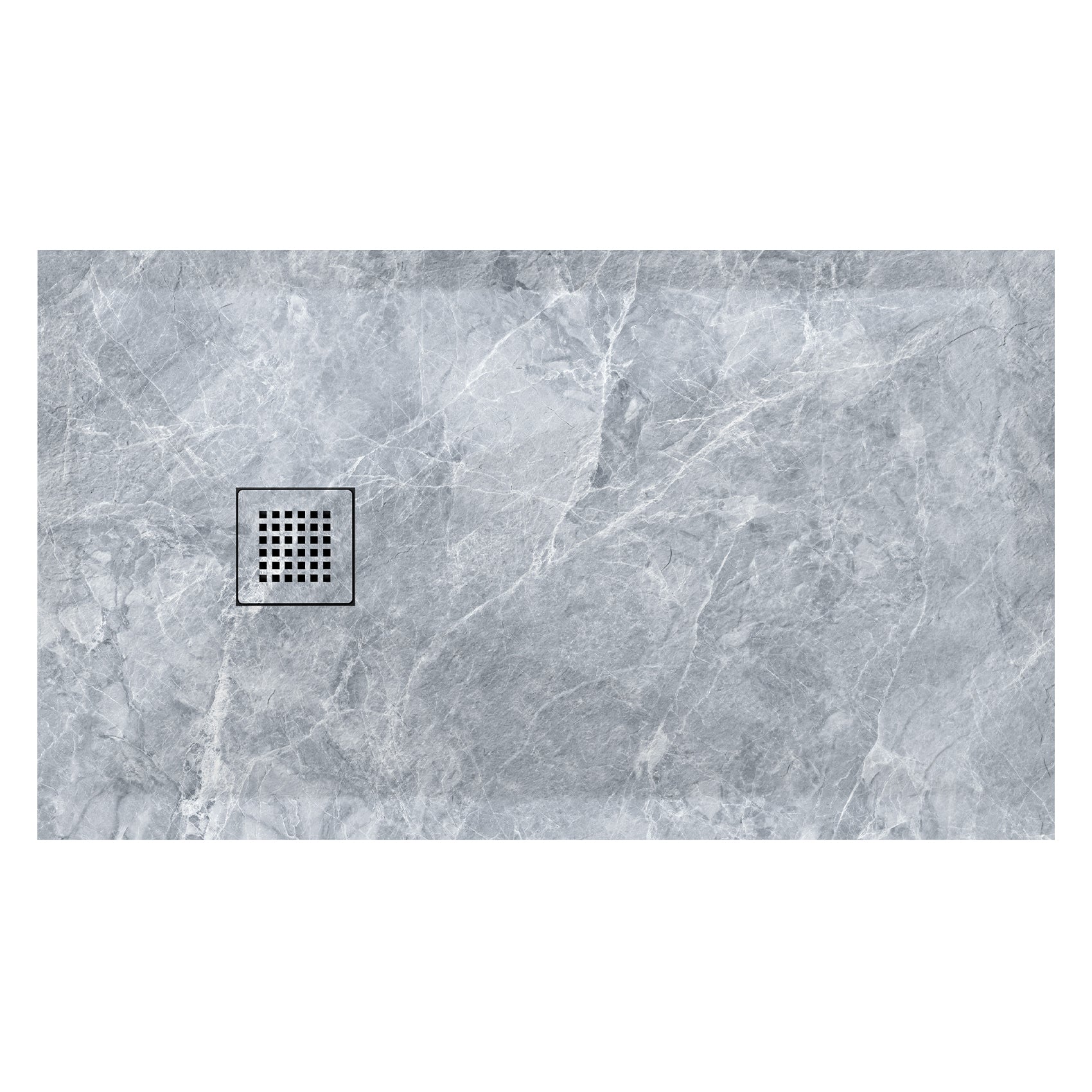 MAIDSTONE | DXV Grey Marble Stone Shower Pan