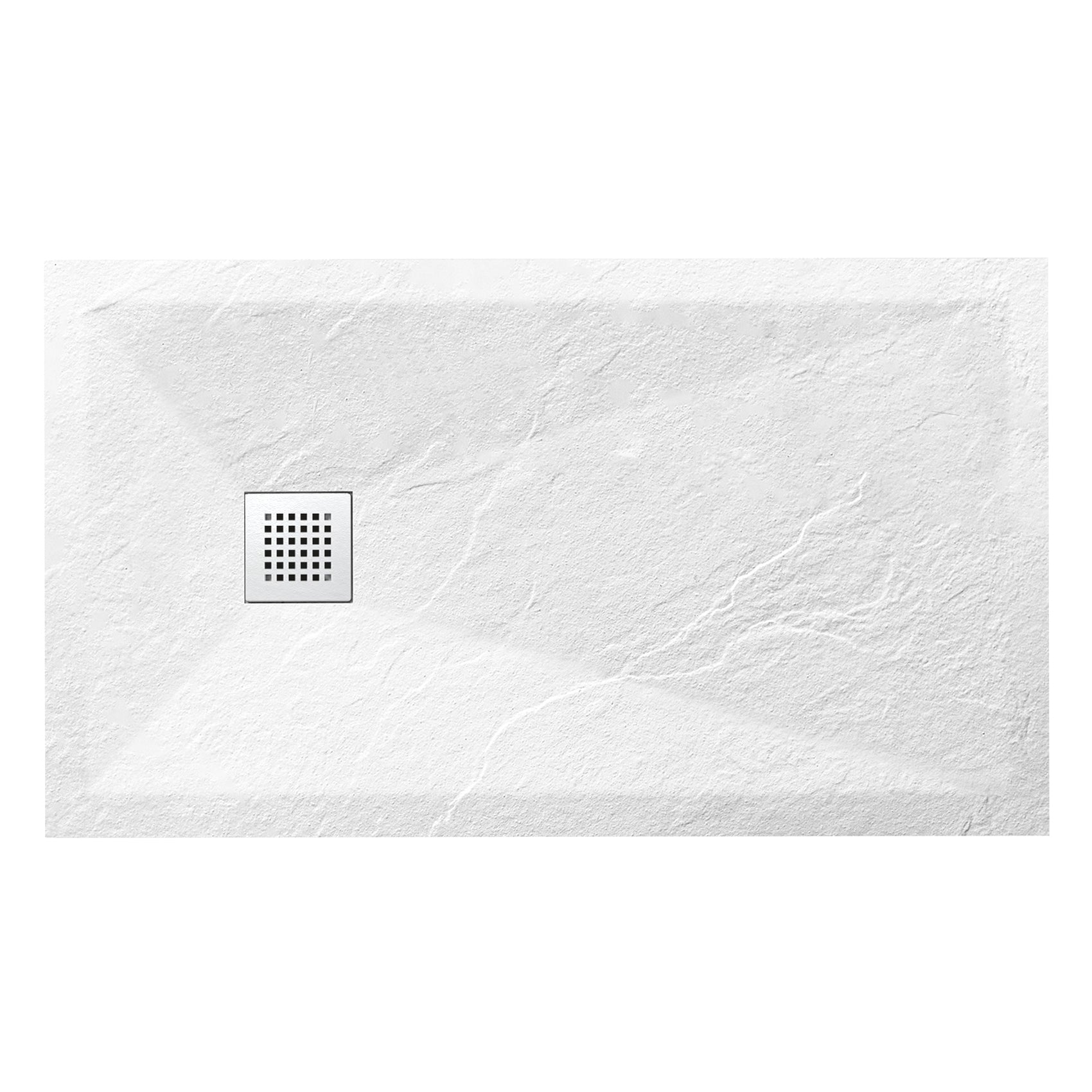 MAIDSTONE | DXV White Slate Stone Shower Pan