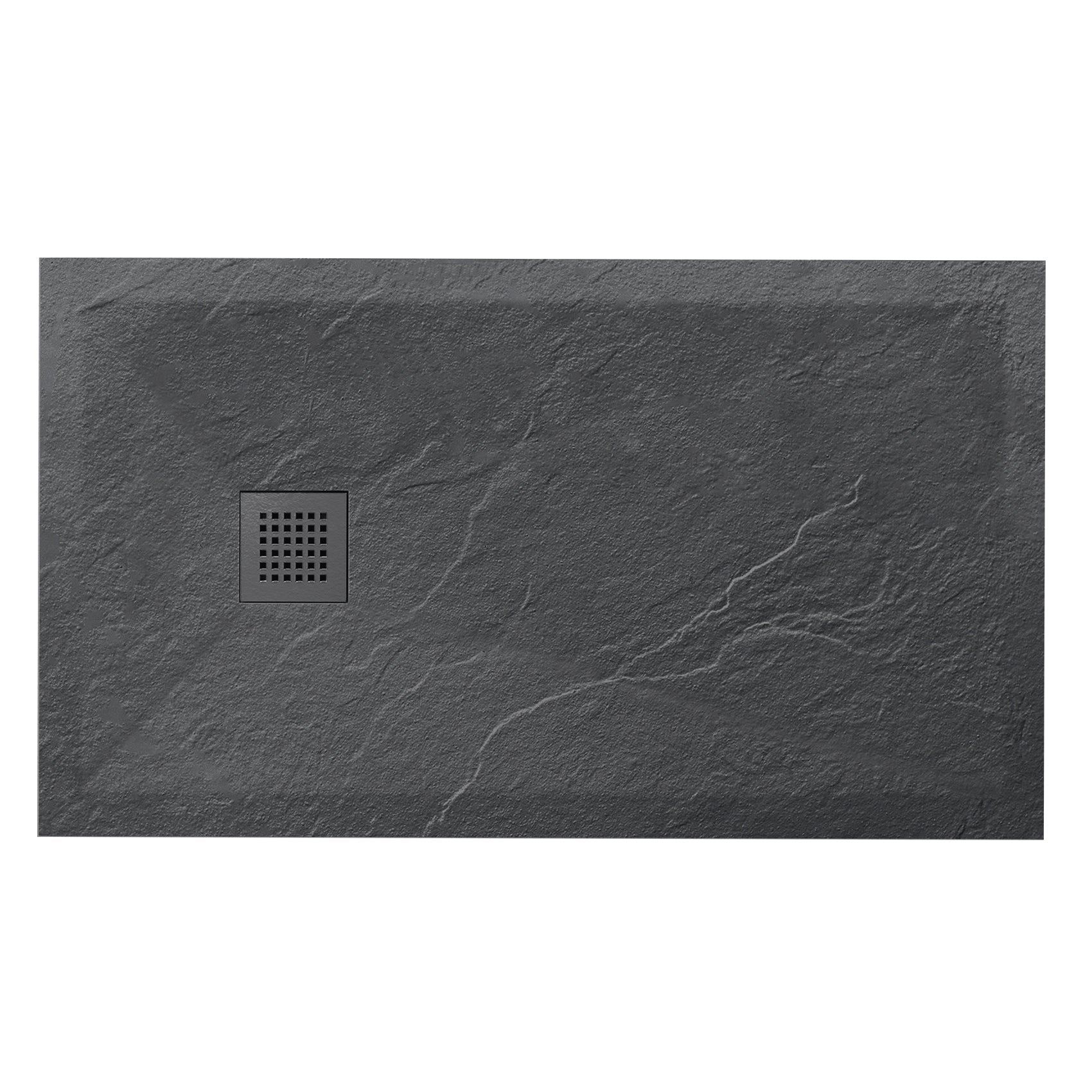 MAIDSTONE | DXV Anthracite Slate Stone Shower Pan