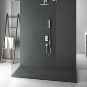 MAIDSTONE | DXV Anthracite Slate Stone Shower Pan