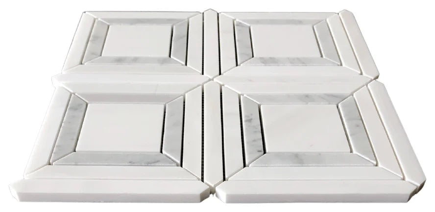 LENTE MOSAIC POLISHED DOLOMITE/CARRARA