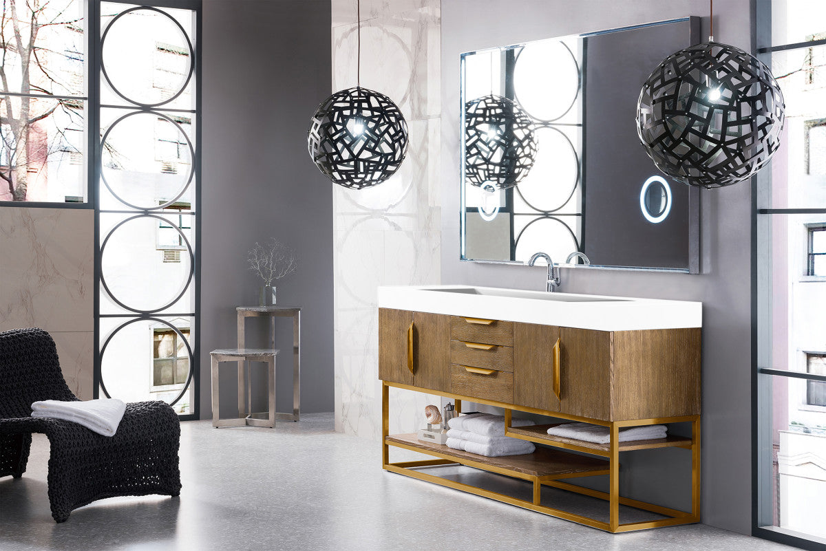 Columbia 72" Single Vanity Cabinet