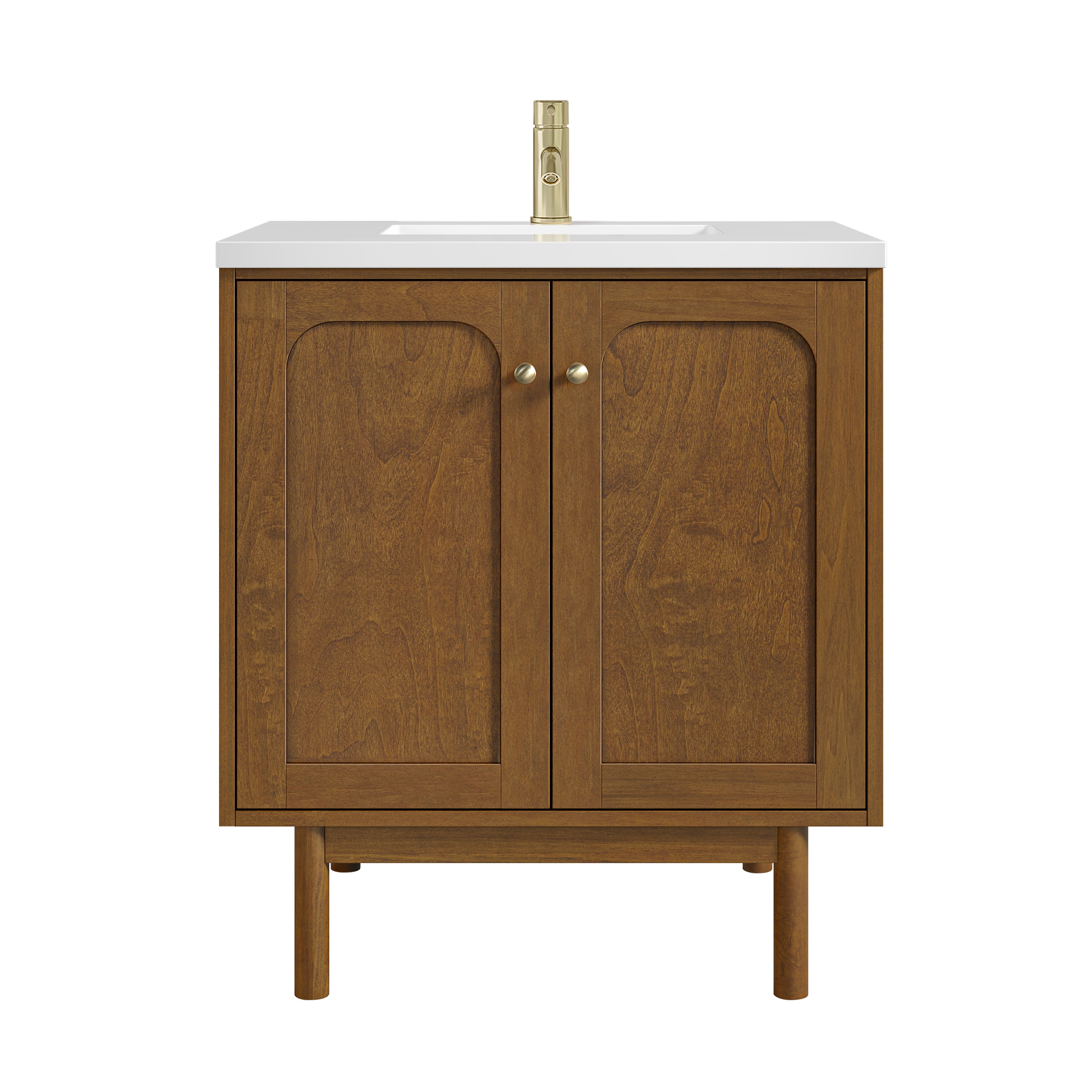 James Martin Laurent 30" Single Vanity in Honey Oak with 3cm Countertop