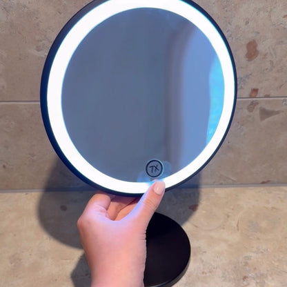 BESLAGSBODEN - Make-up Mirror, Free Standing. LED Light. X7.