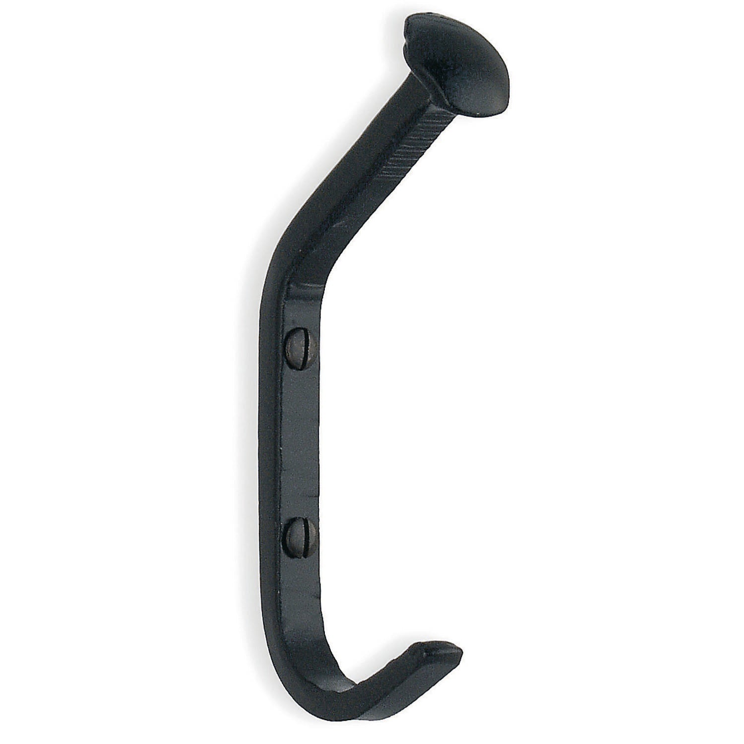 BESLAGSBODEN - Nail Hook in Black Wrought Iron, Height 110 mm