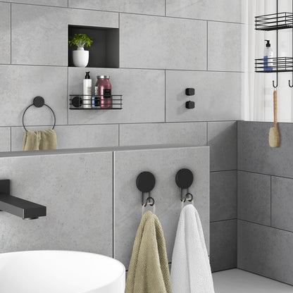 BESLAGSBODEN - Towel ring, Self-adhesive, Diameter 172 mm