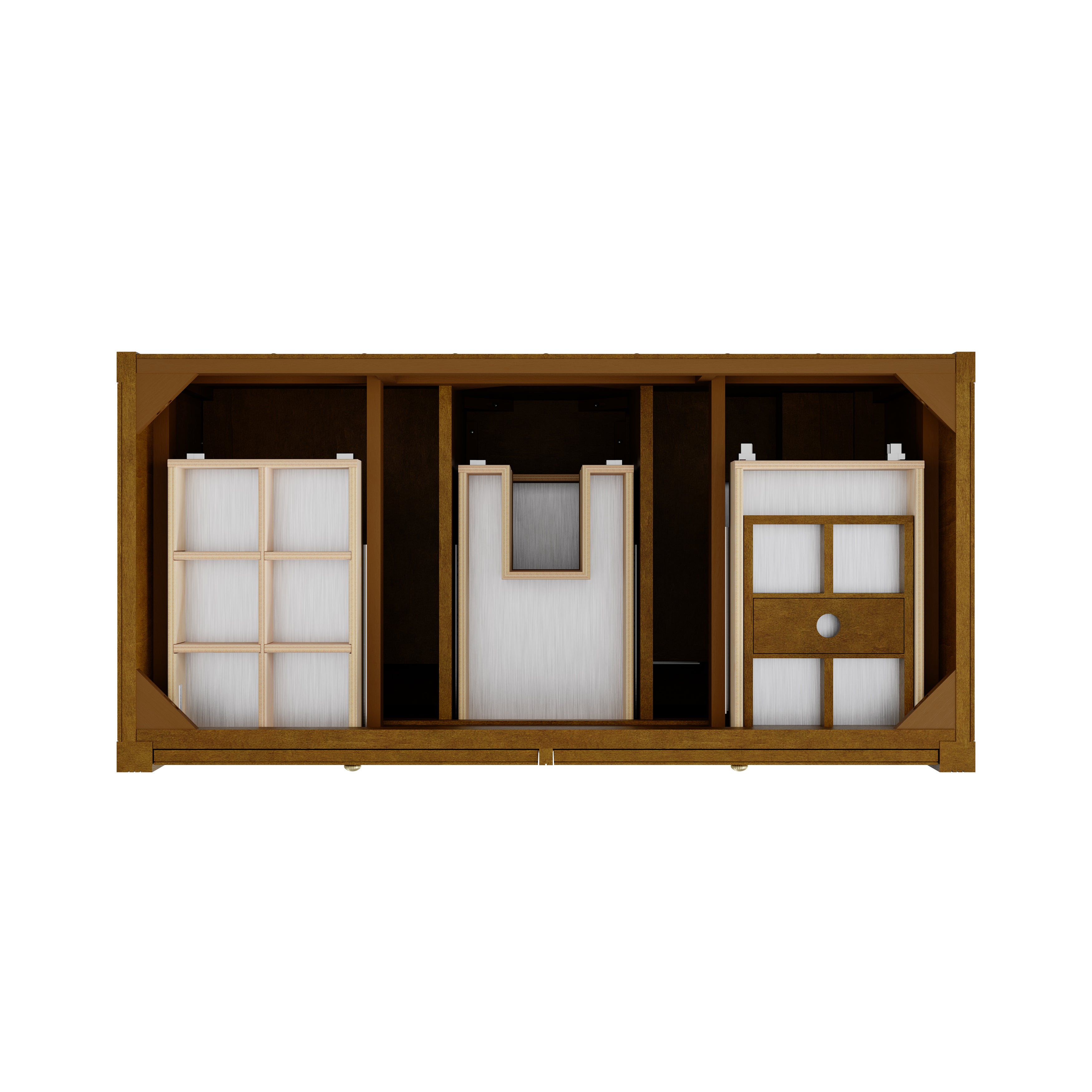 James Martin Bellshire 48" Single Vanity in Honey Oak with 3cm Countertop and FreePower Wireless Charger