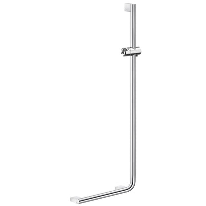 LIVING - Grab Bar, L-shaped. Right. Chromed Stainless steel. 1230x530 mm.