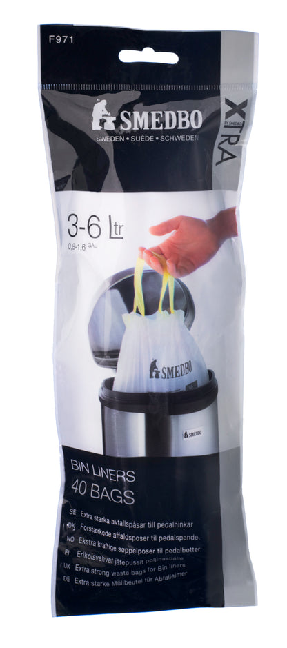 OUTLINE - Pedal bin 6l. Soft Close in Brushed Stainless Steel