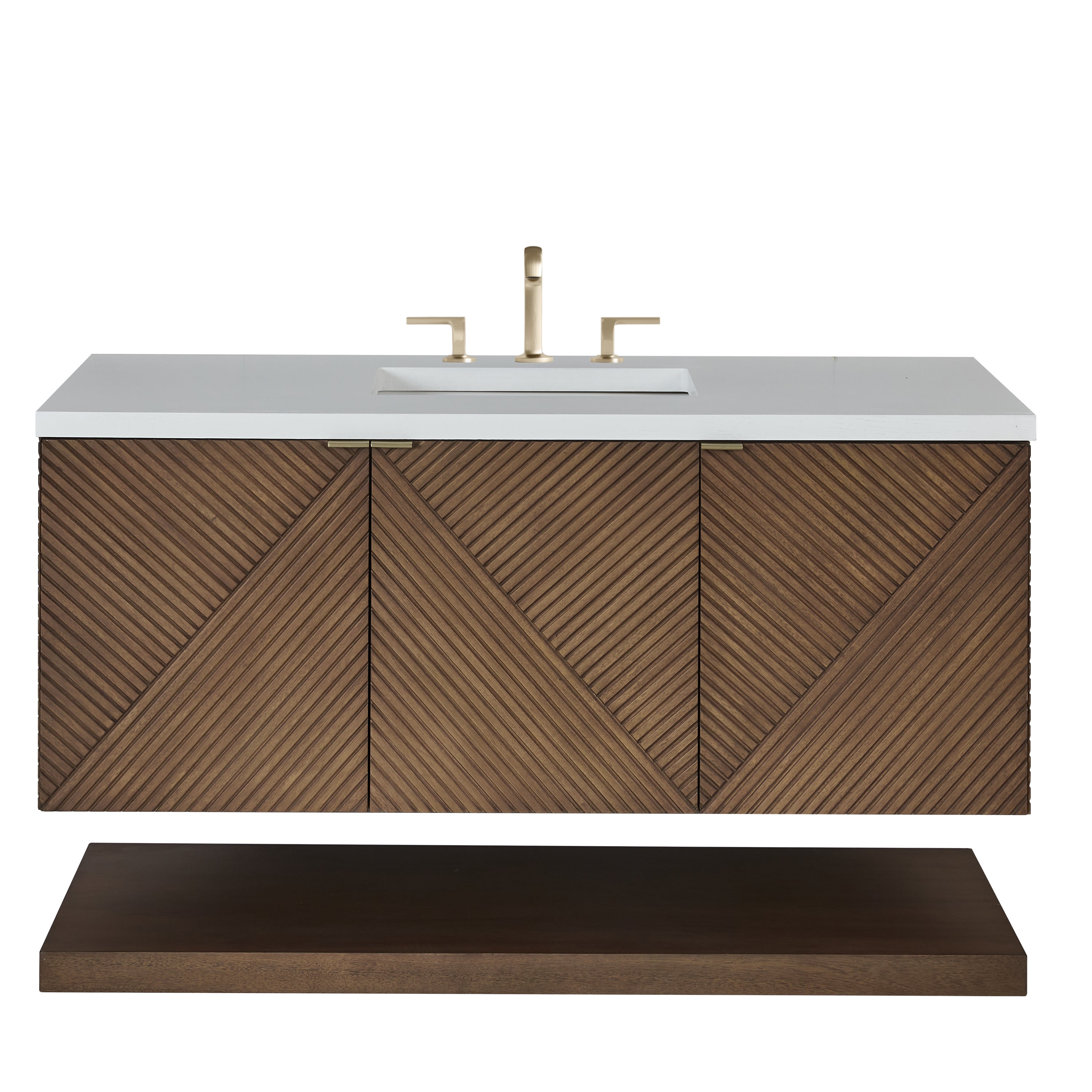 James Martin Marcello 48" Single Vanity in Chestnut with 3cm Countertop