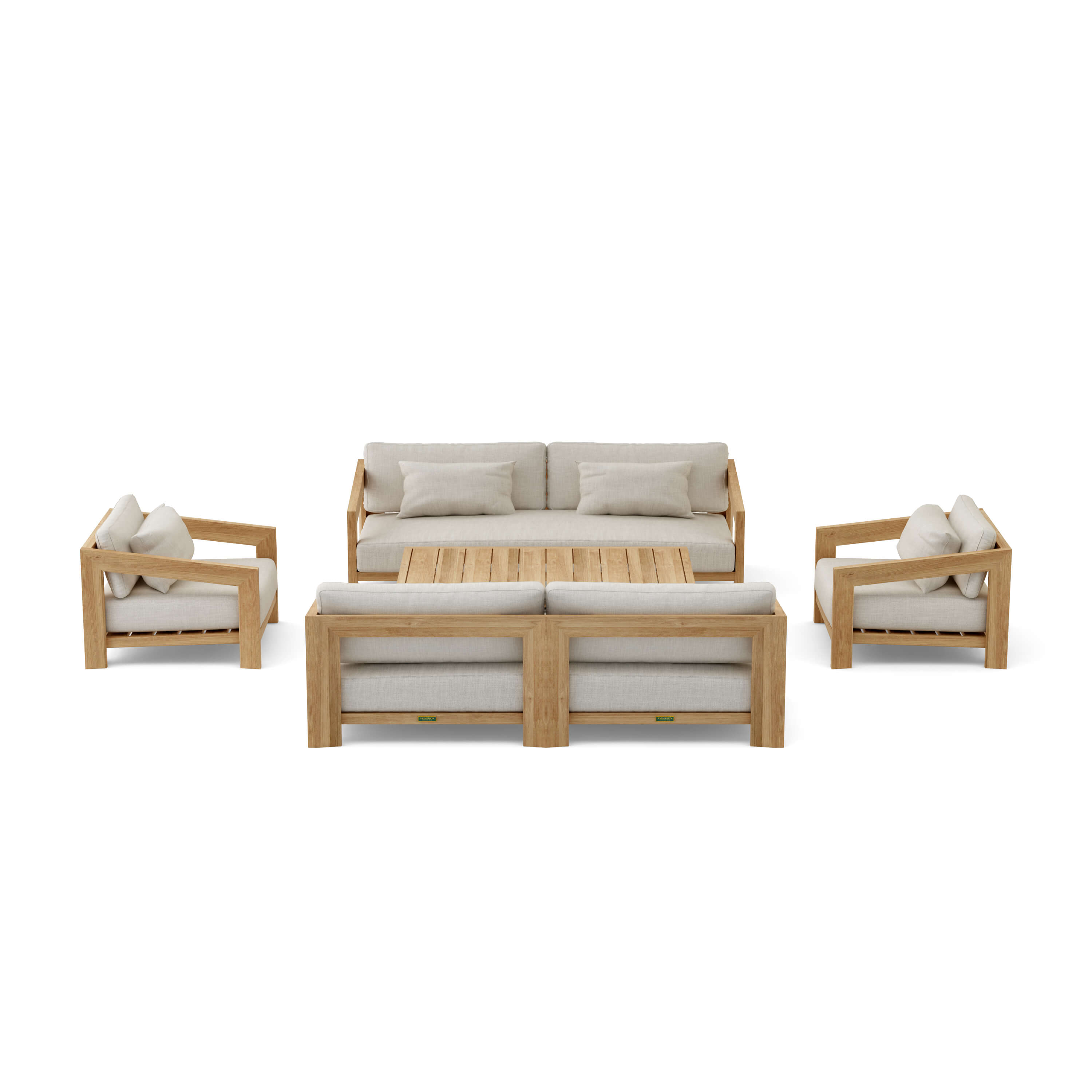 Set-852 Smyrna Deep Seating Set