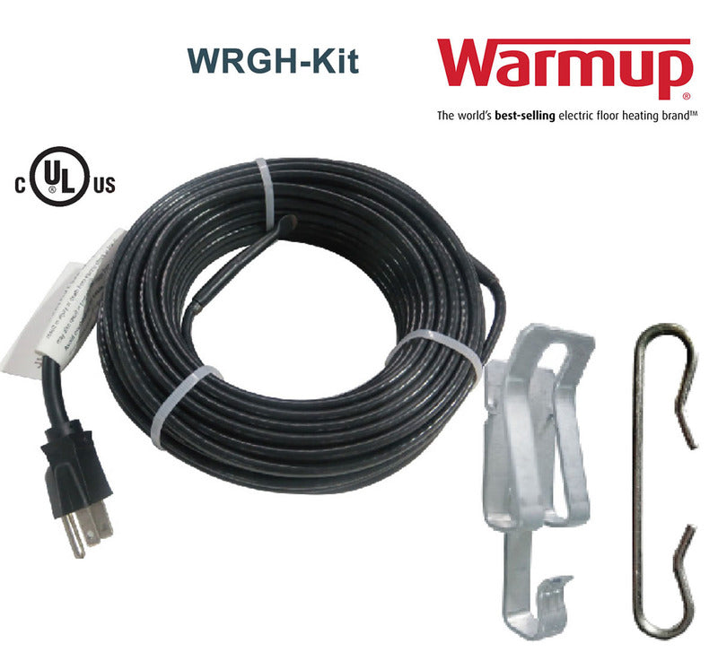 160ft Roof & Gutter constant wattage kit with plug. 120V, 5W/lin.ft. - 800 Watts