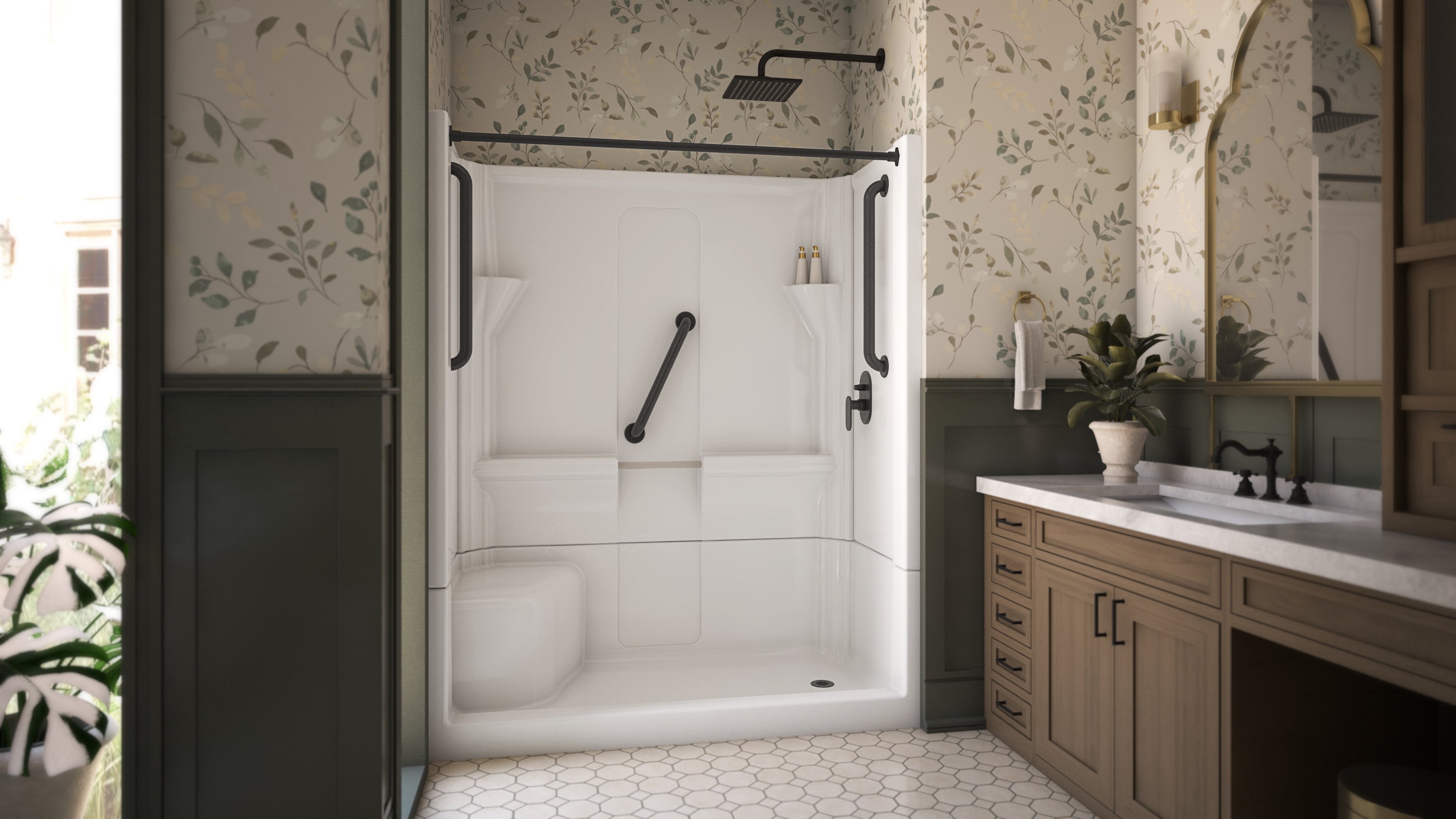Accessible Living Harmony Shower Kit Right Handed