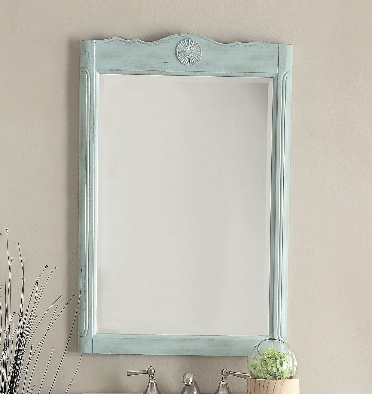 Chans Furniture MR-838LB Daleville  24-inch Wall Mirror