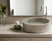 Dark Travertine Sink