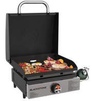 Blackstone 2487 - Original 17" Blackout Omnivore Tabletop Stainless with Hood