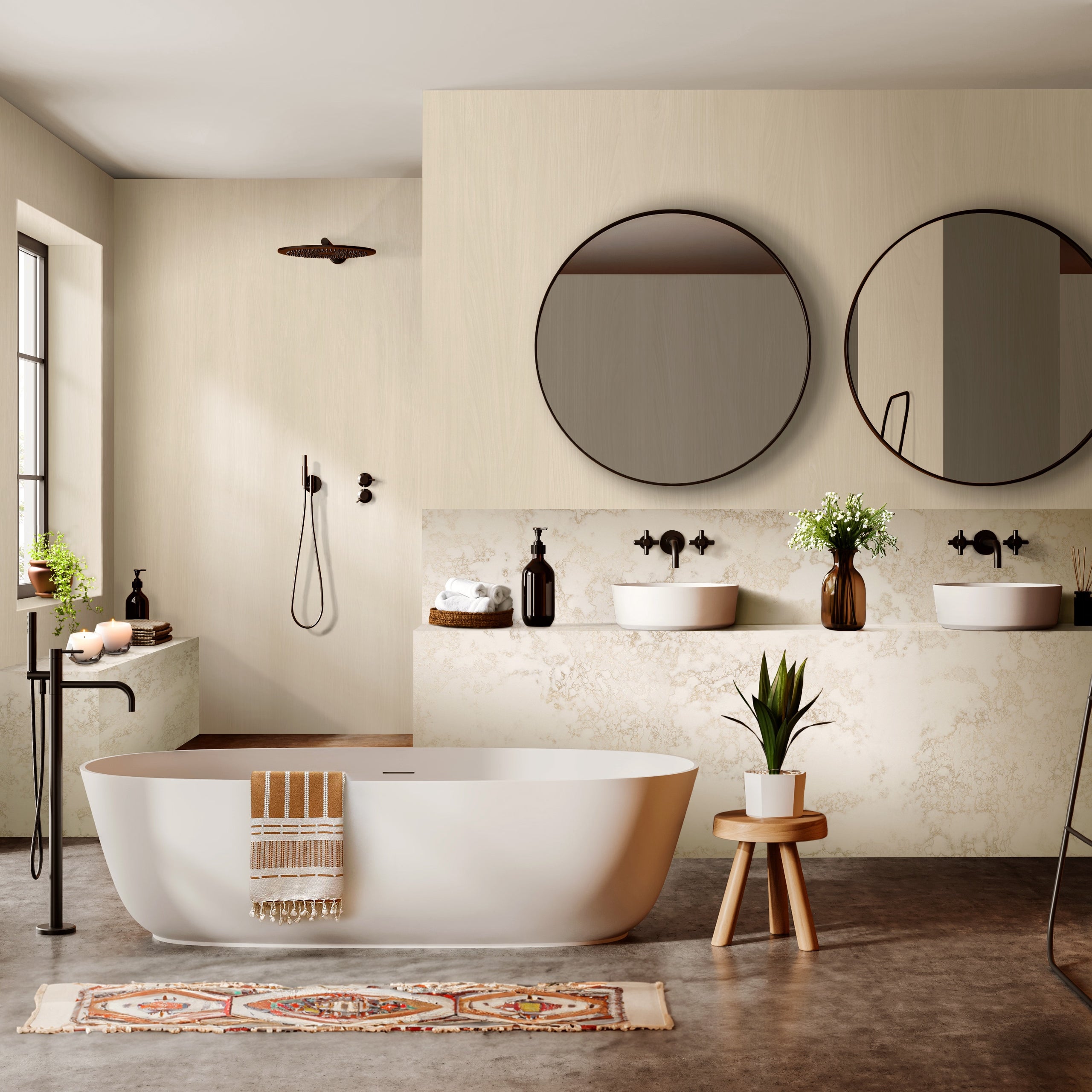 Wet Wall Waterproof Wall Panels Darlington Cherry