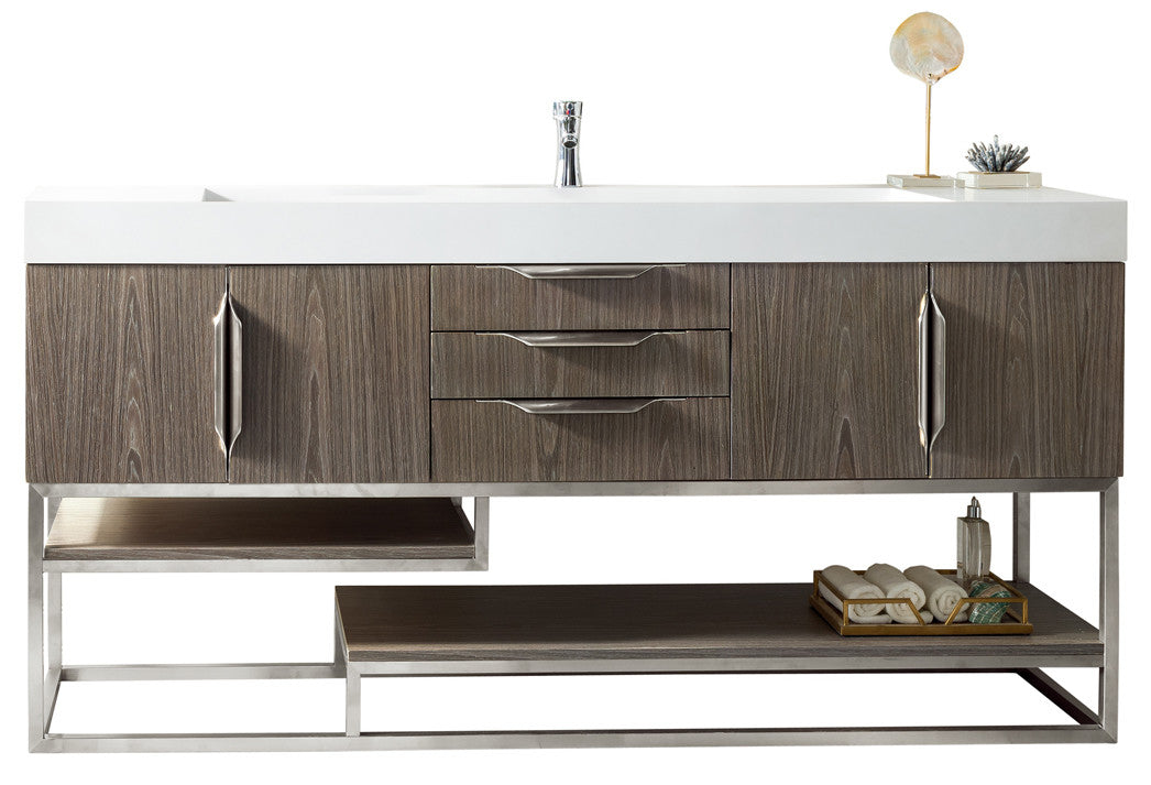 Columbia 72" Single Vanity Cabinet