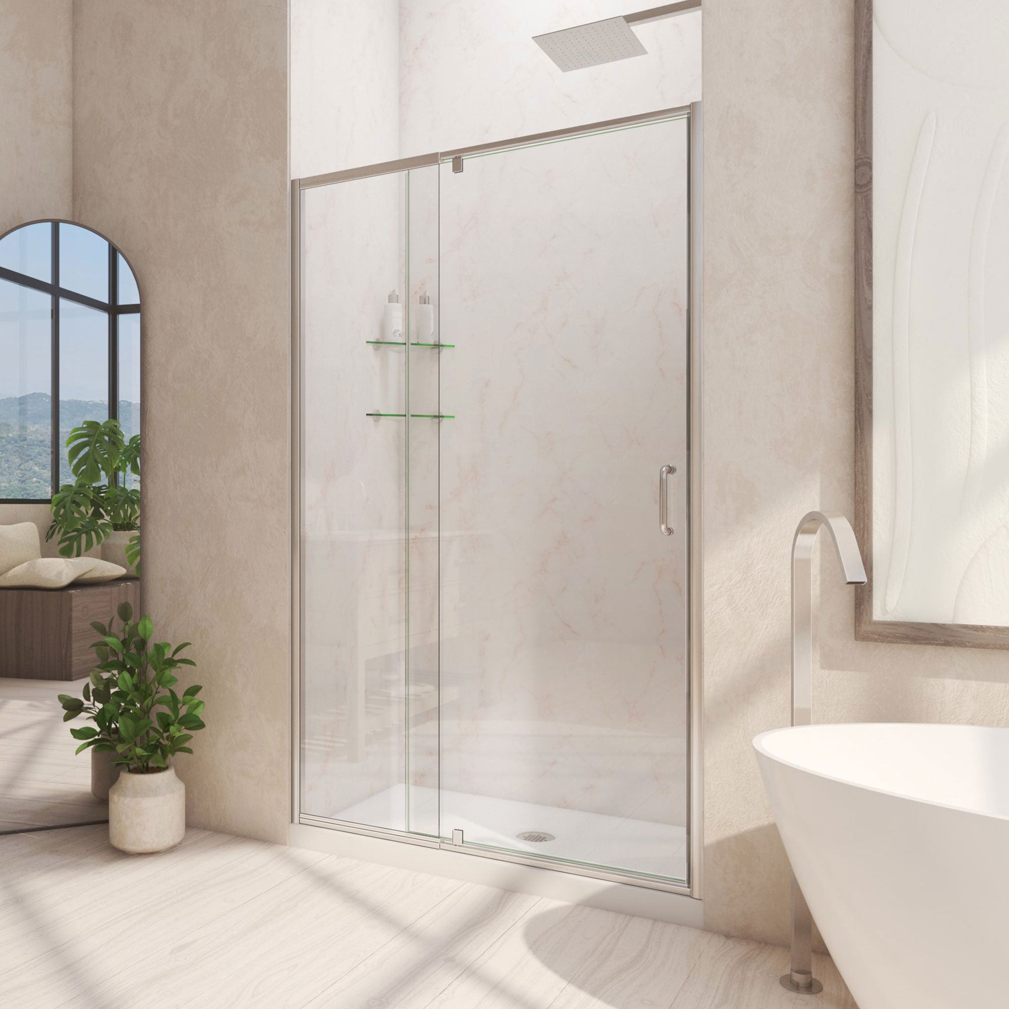 DreamLine Flex 50-54" W Shower Door