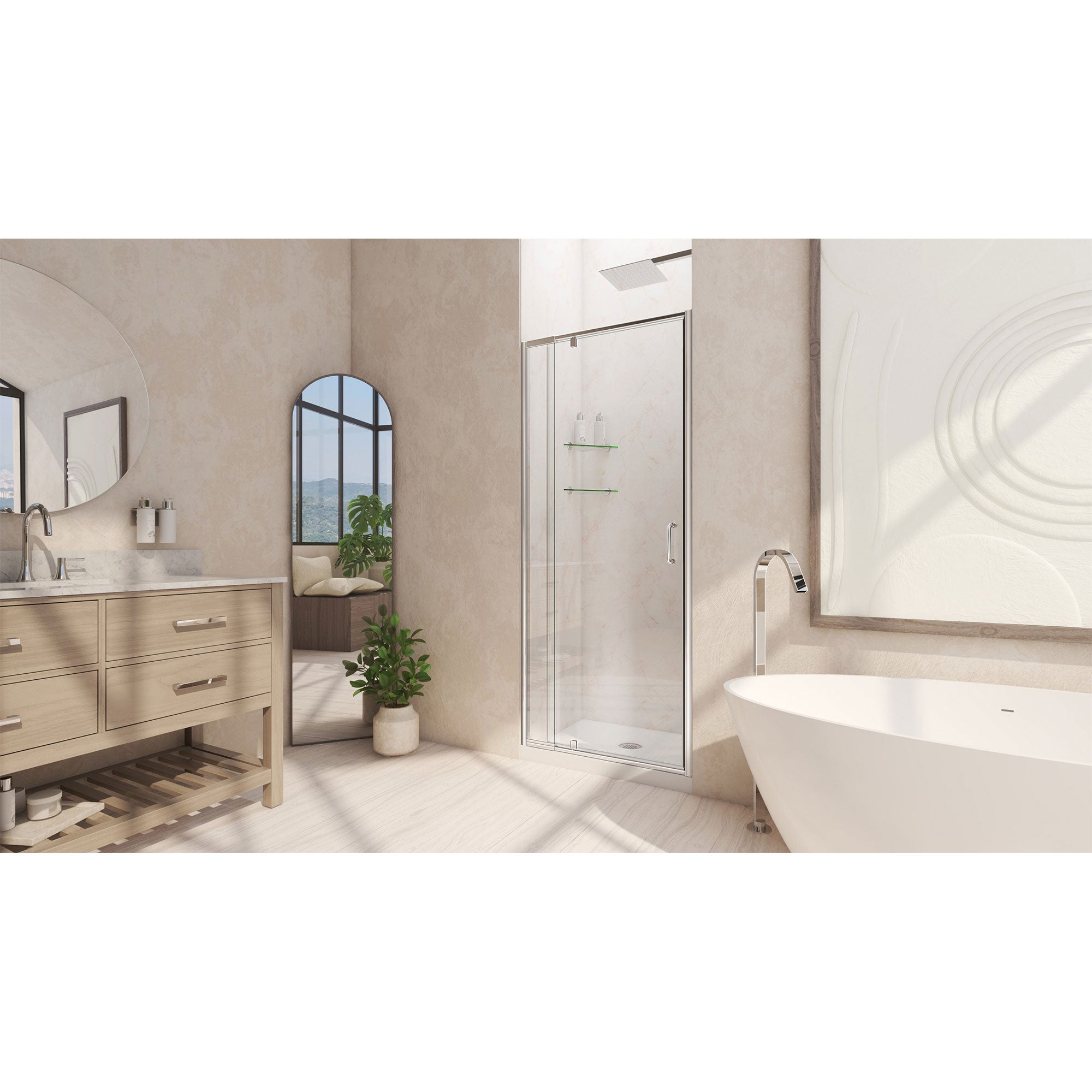 DreamLine Flex 28-32" W Shower Door
