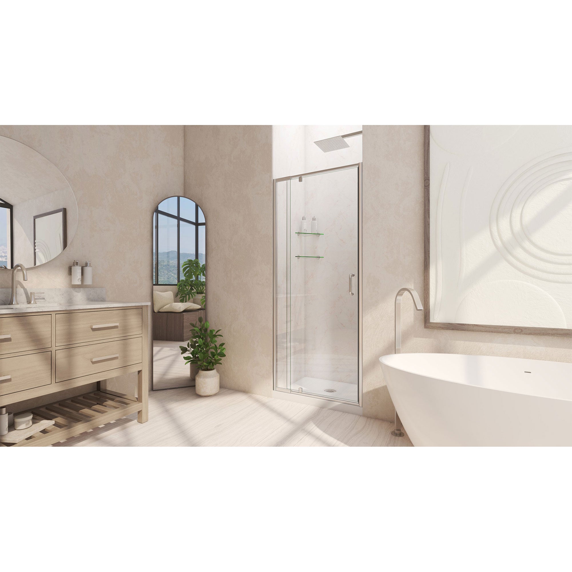 DreamLine Flex 32-36" W Shower Door