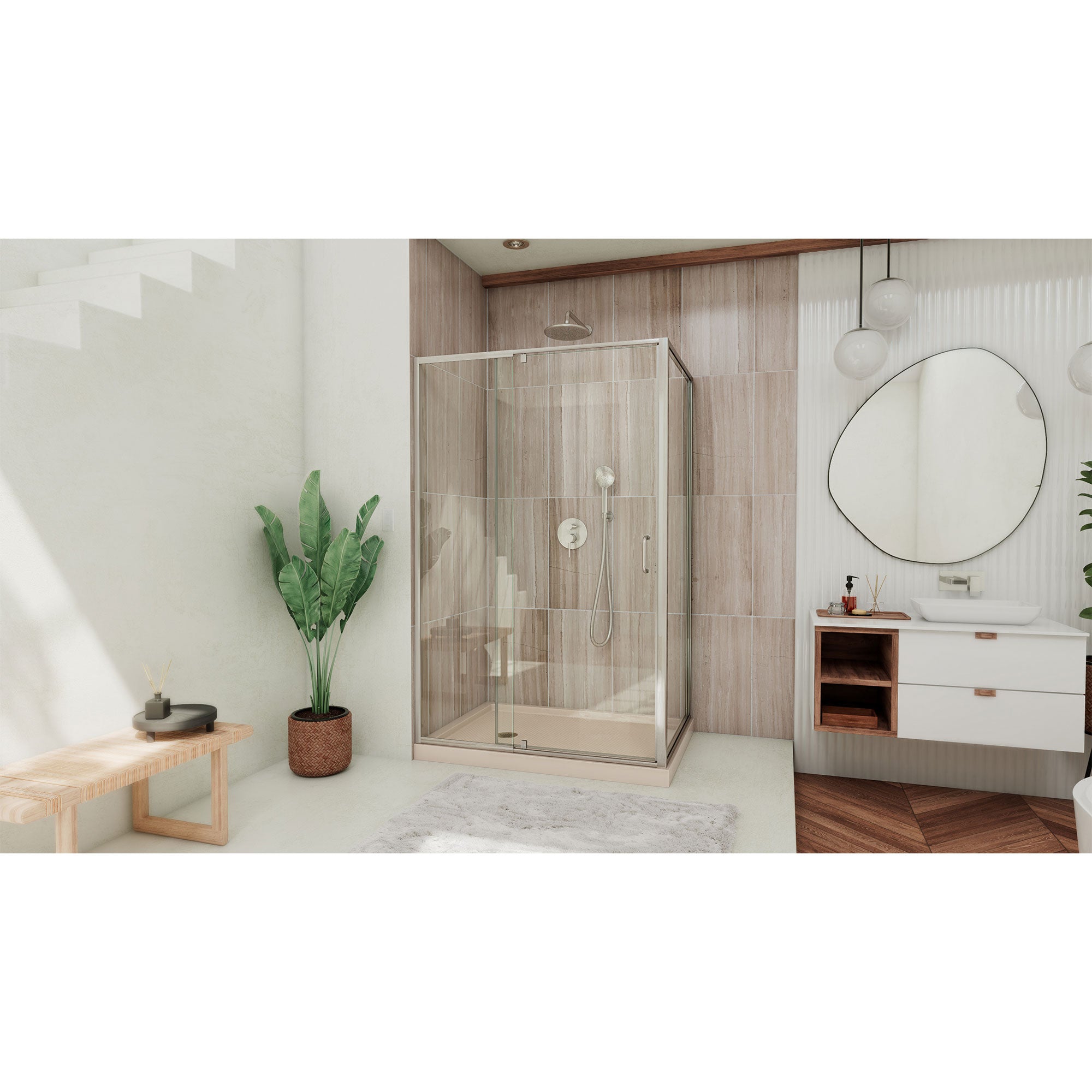 DreamLine Flex 48" W Shower Enclosure Kit