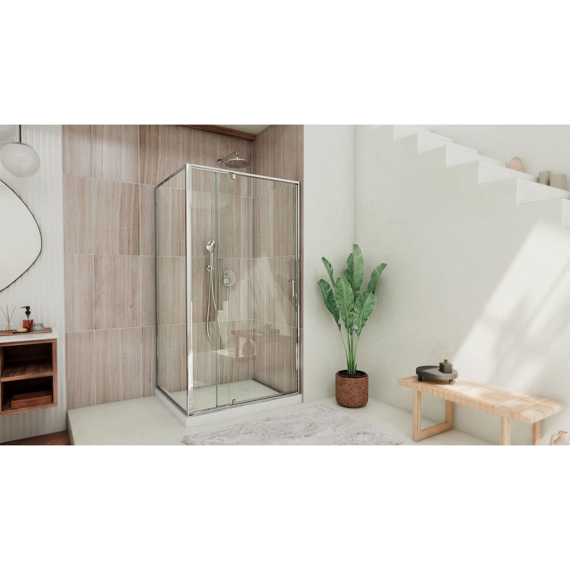 DreamLine Flex 32-48" W Shower Enclosure