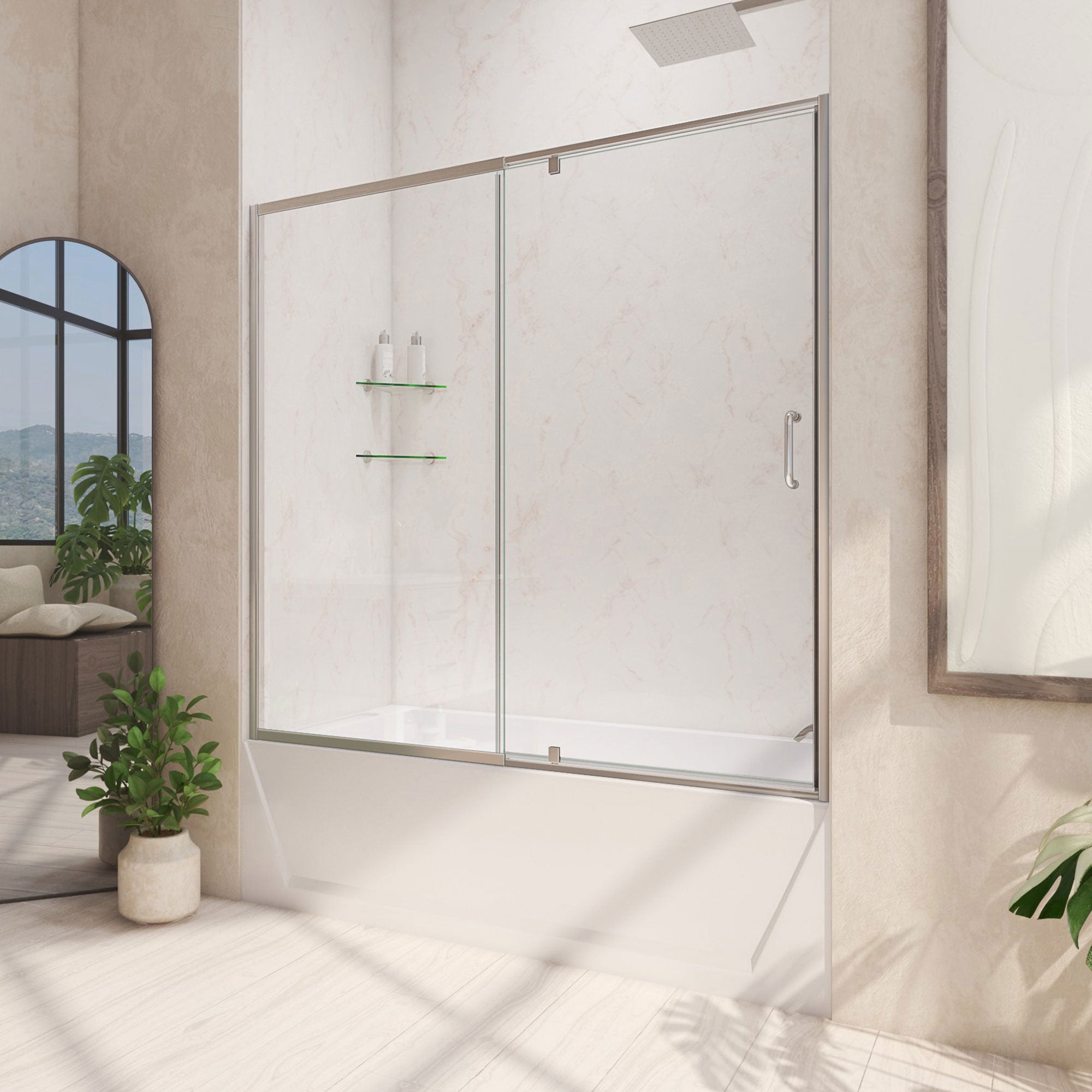 DreamLine Flex 56-60" W Shower Door