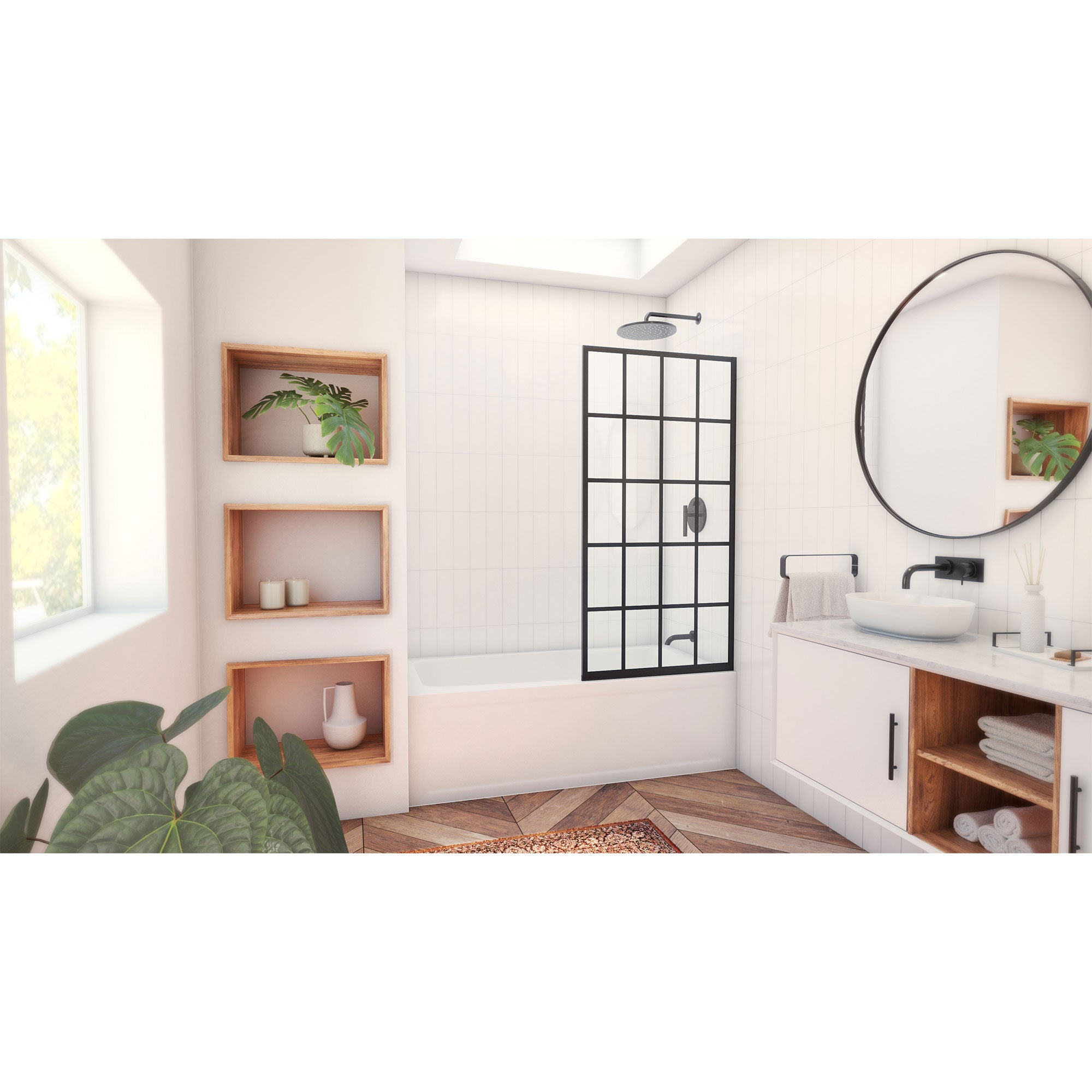 DreamLine Linea 30" W Tub Screen