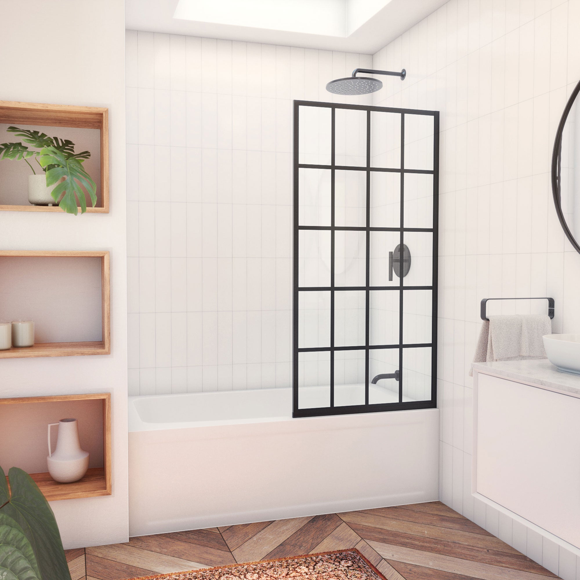 DreamLine Linea 30" W Tub Screen