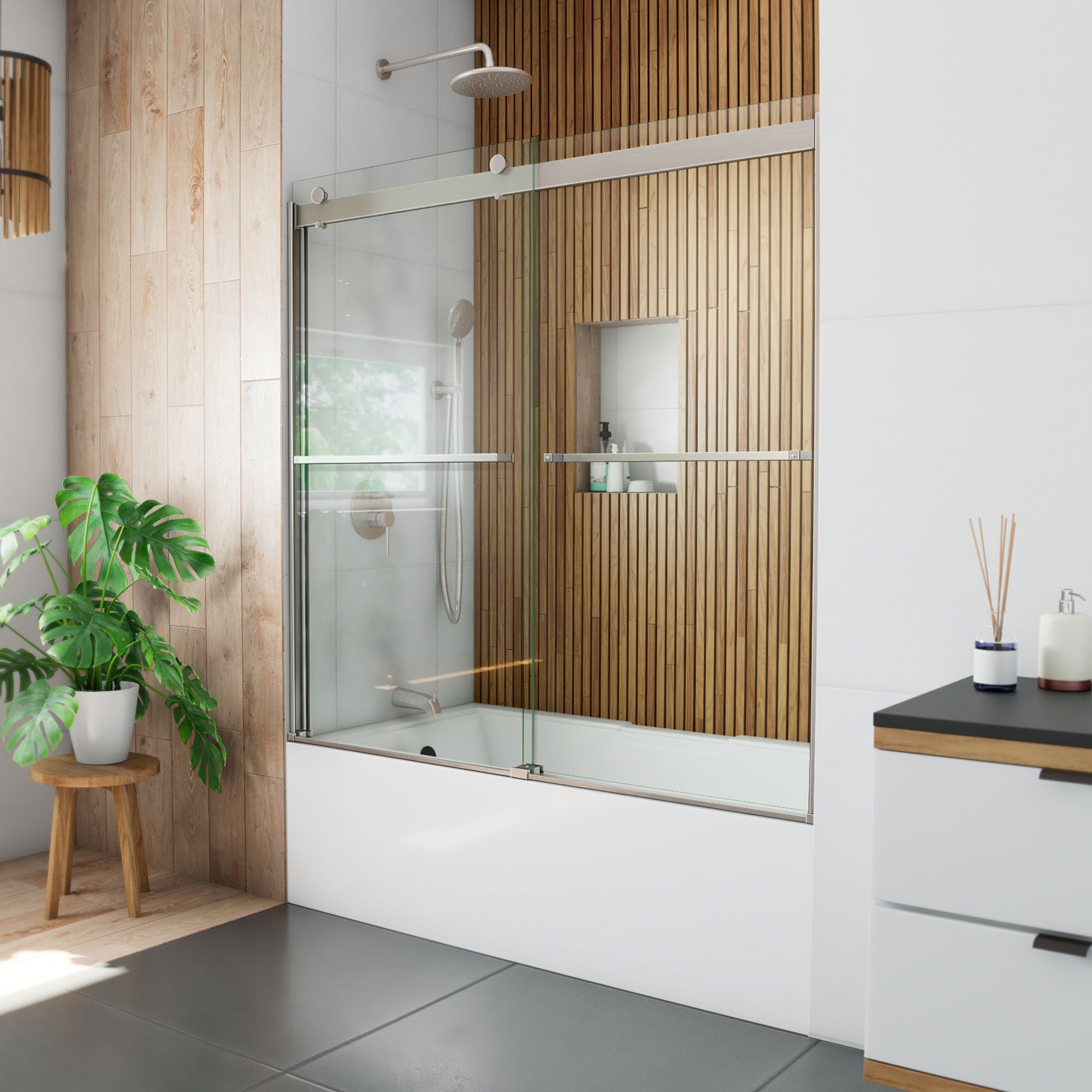 DreamLine Sapphire 56-60" W Bypass Sliding Tub Door