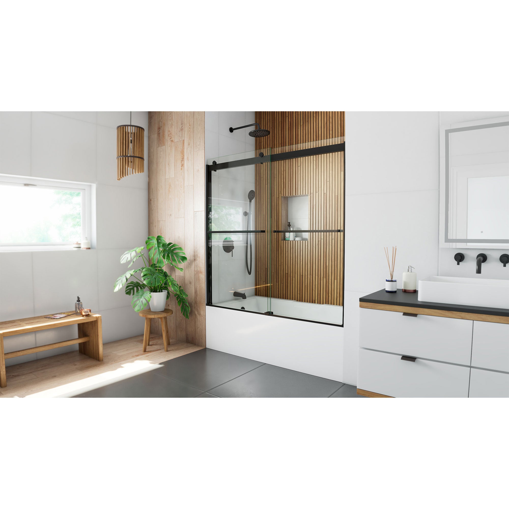 DreamLine Sapphire 56-60" W Bypass Sliding Tub Door