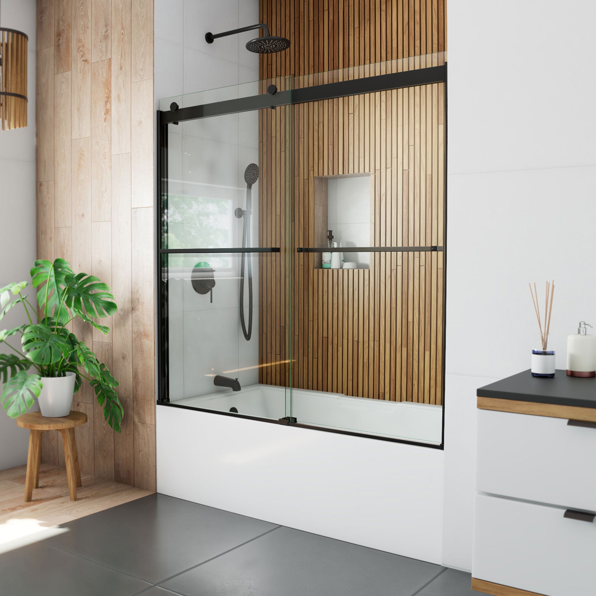 DreamLine Sapphire 56-60" W Bypass Sliding Tub Door