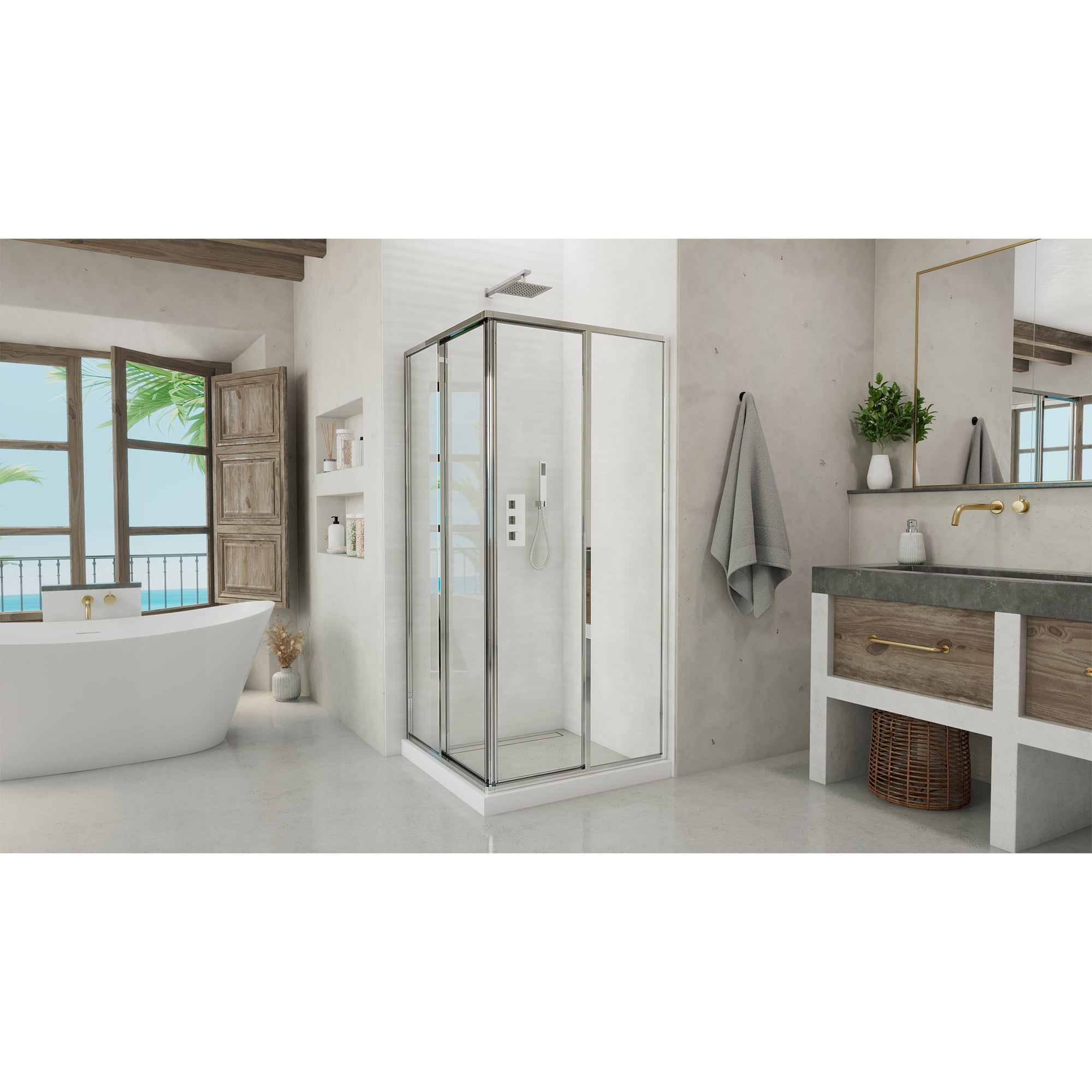 DreamLine Cornerview 40" W Enclosure