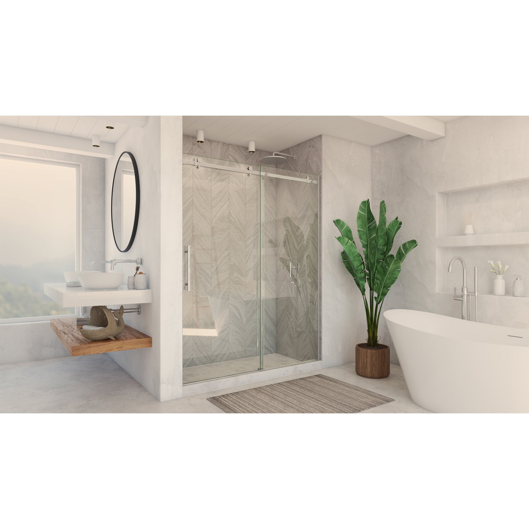DreamLine Enigma Air 56-60" W Shower Door