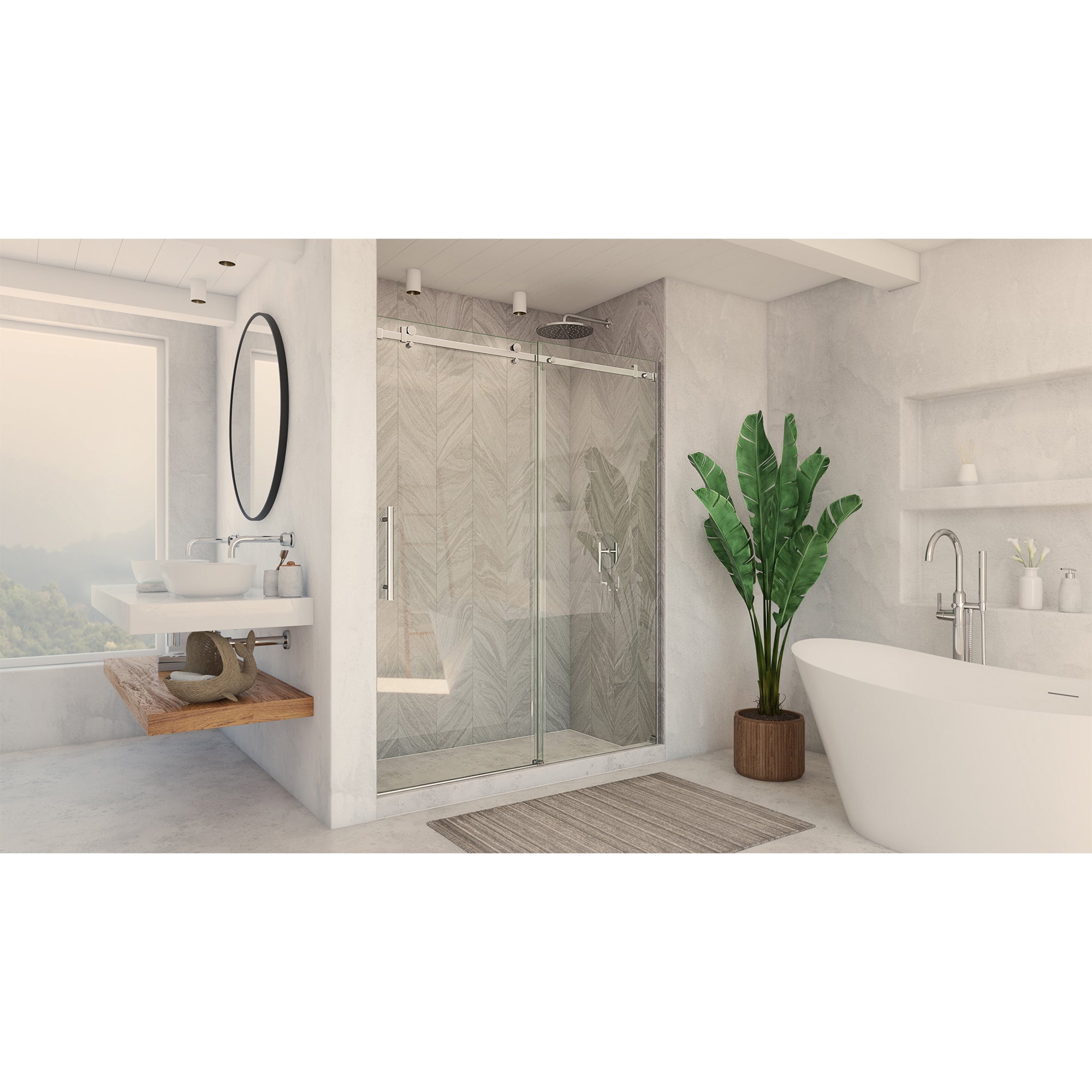 DreamLine Enigma Air 56-60" W Shower Door
