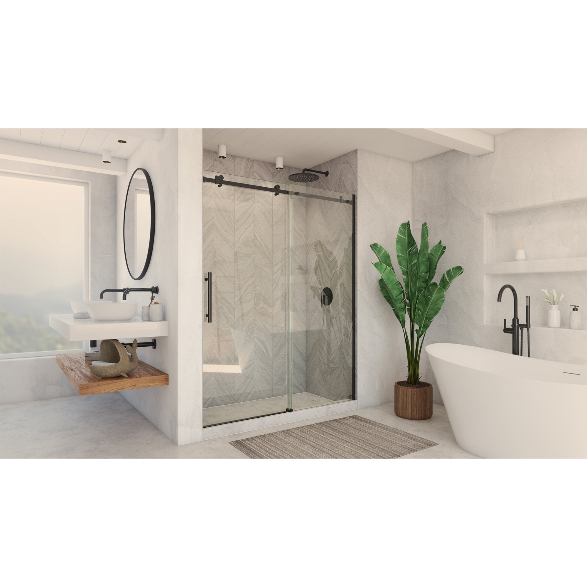 DreamLine Enigma Air 56-60" W Shower Door