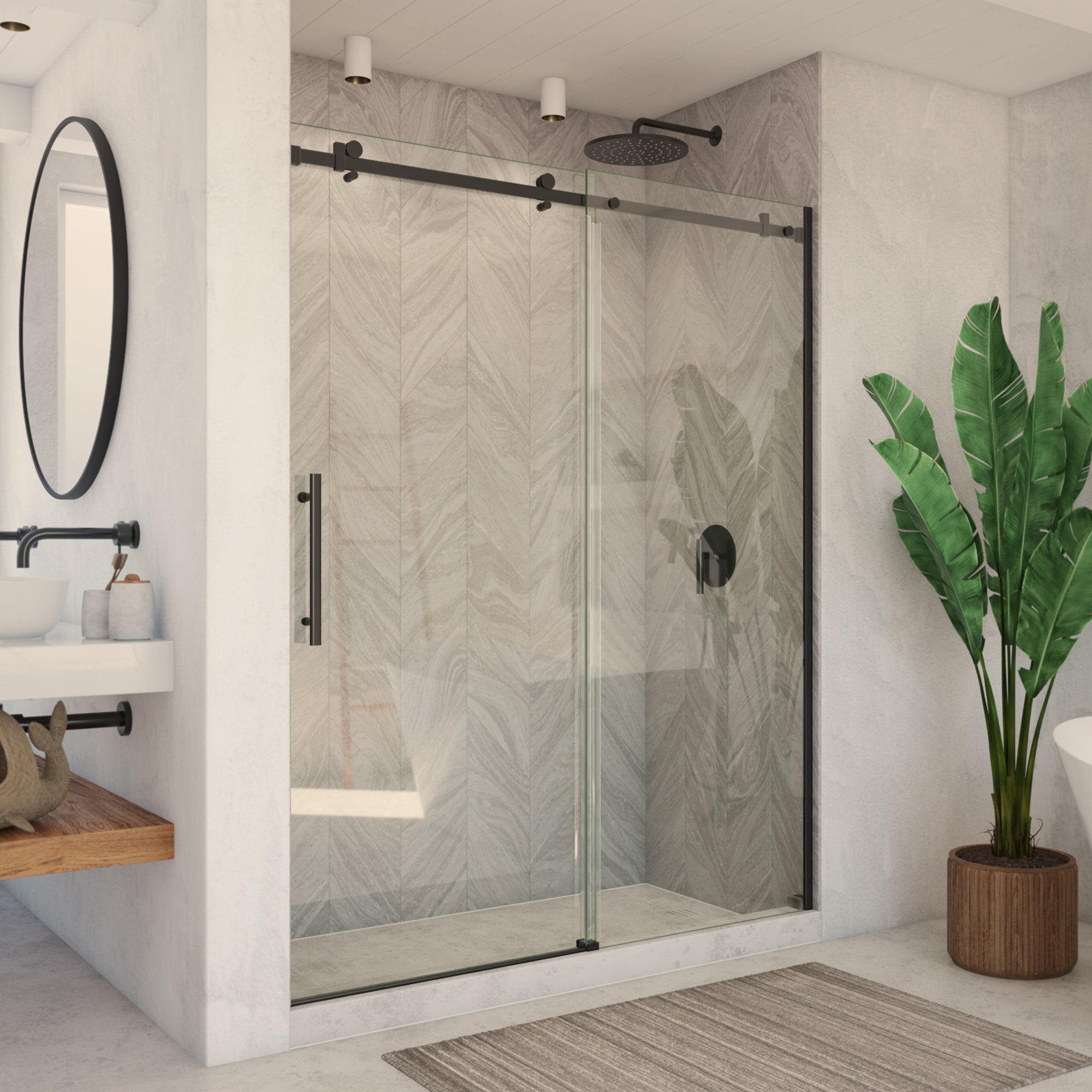 DreamLine Enigma Air 56-60" W Shower Door