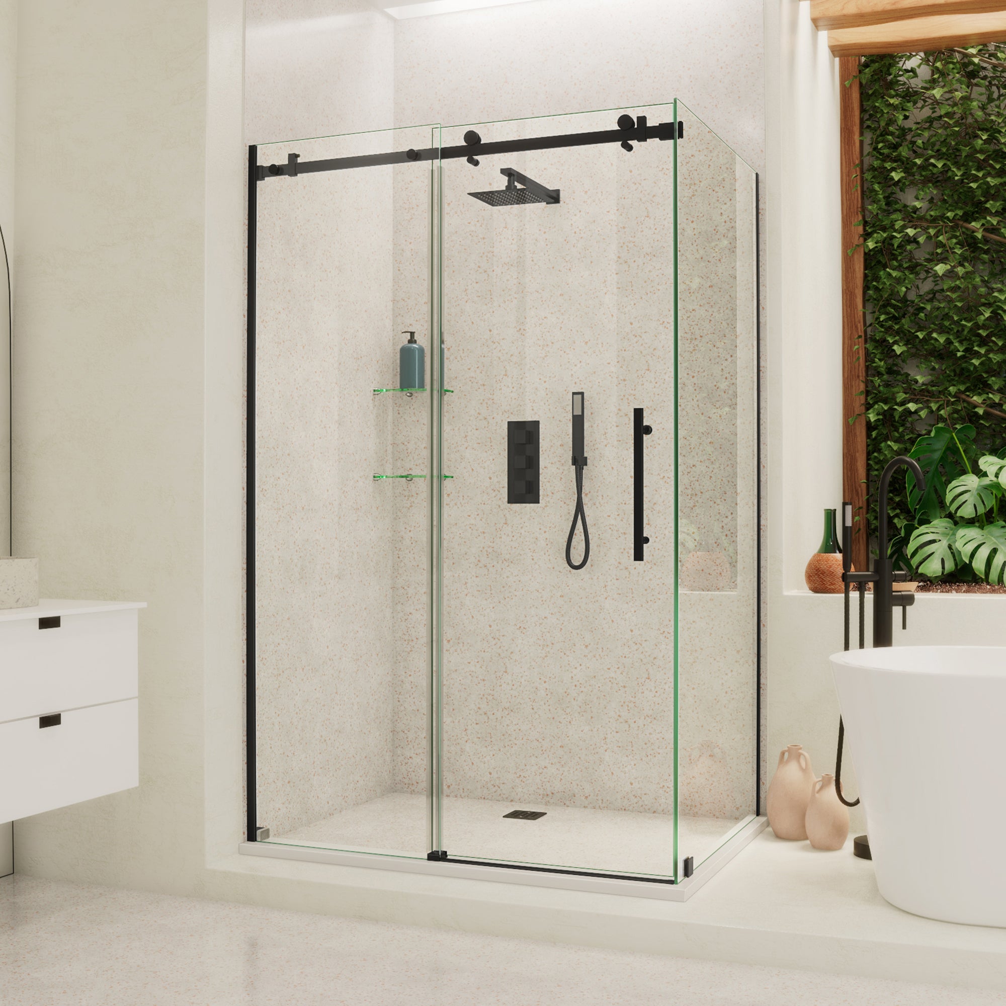 DreamLine Enigma Air 44.38-48.38" W Shower Enclosure