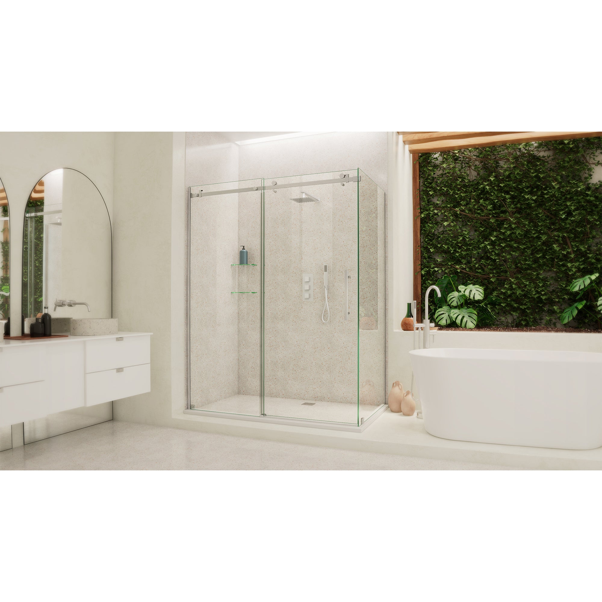 DreamLine Enigma Air 56.38-60.38" W Shower Enclosure