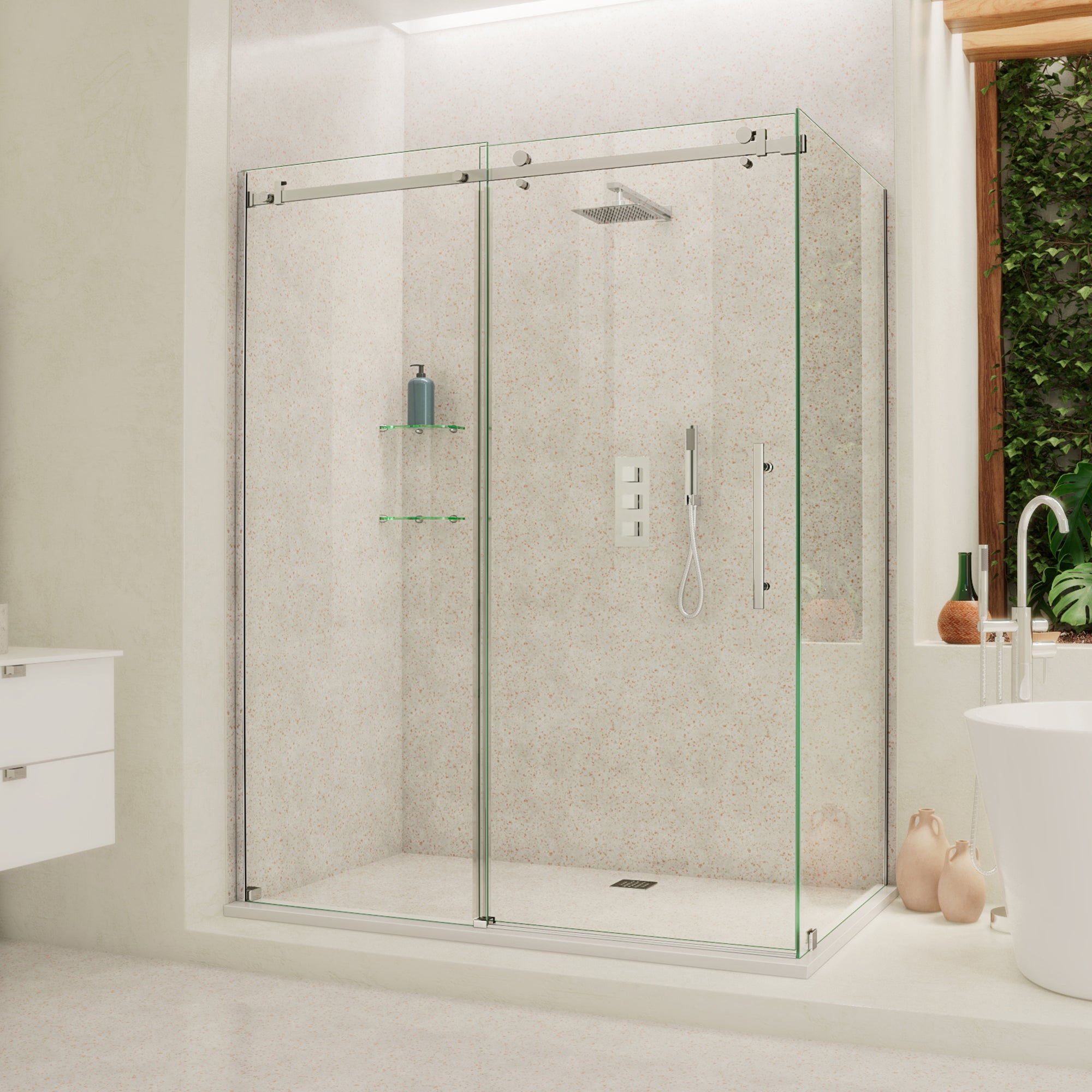 DreamLine Enigma Air 56.38-60.38" W Shower Enclosure